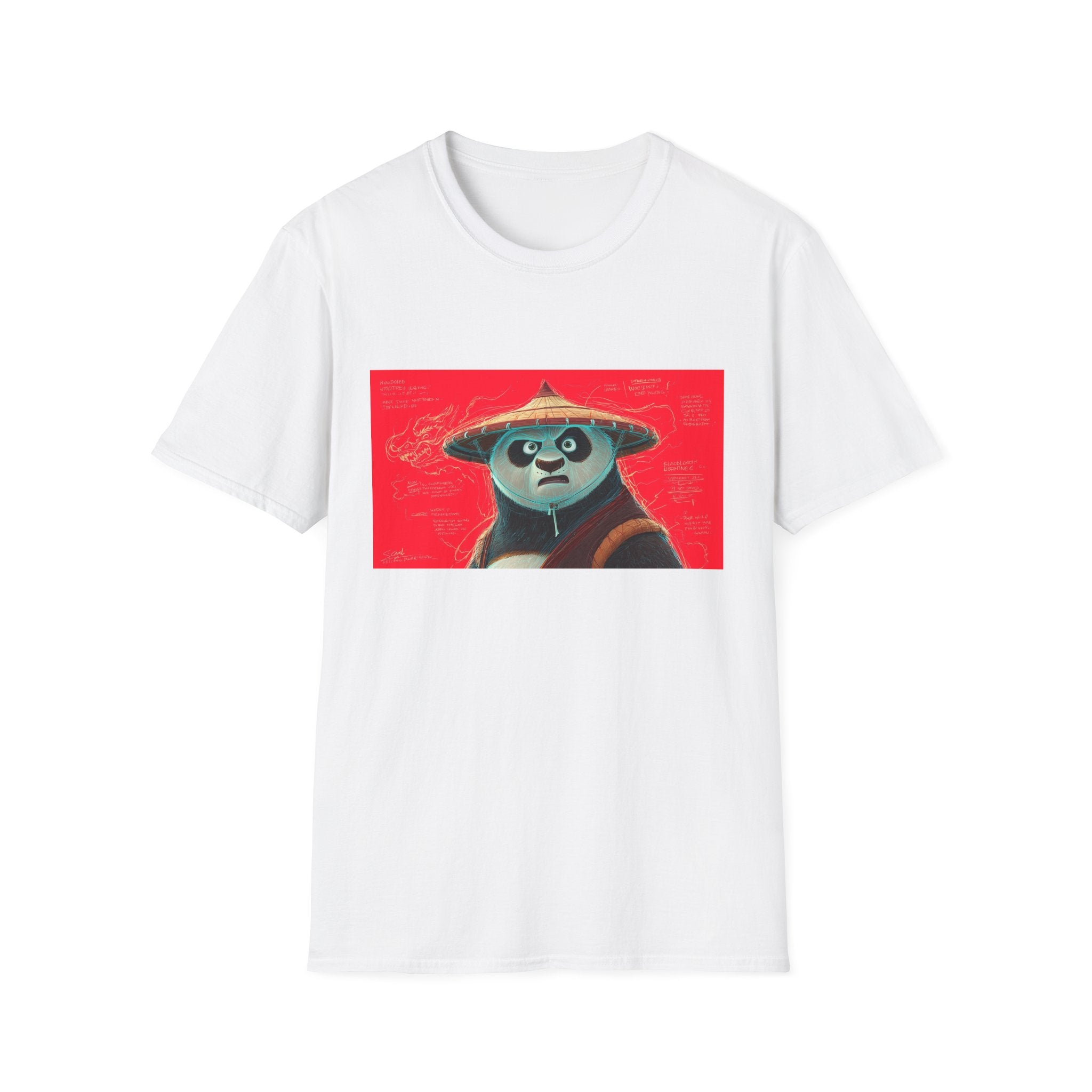 Kung Fu Panda Unisex Softstyle T-Shirt, DreamWorks Animation Youth Competitor Tee, Graphic Tee, Movie Fan Gift, Cult Classic Shirt, Comfy