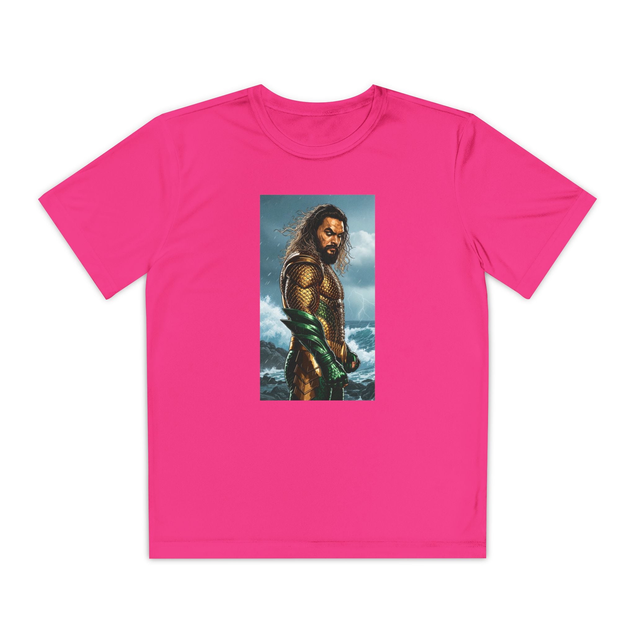 Aquaman Superhero Youth Tee, Kids Superhero Shirt, Child Aquaman T-shirt, Comic Book Tee, Superhero Fan Gift