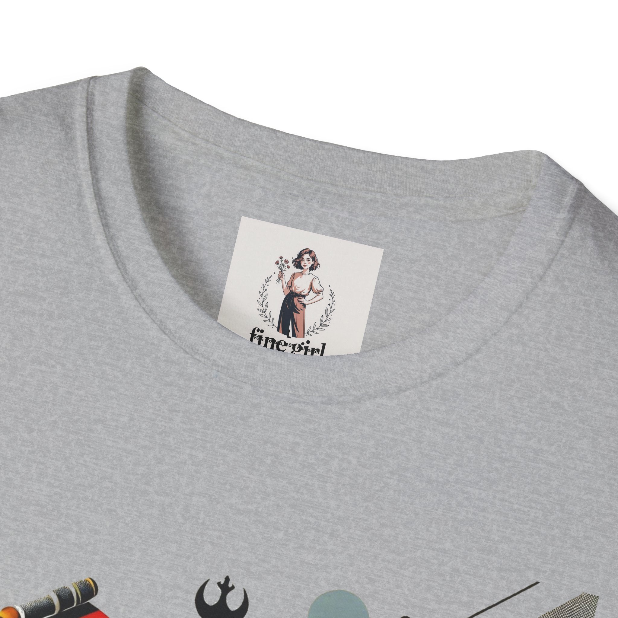 Star Wars Movie Themed T-Shirt Unisex Softstyle T-Shirt