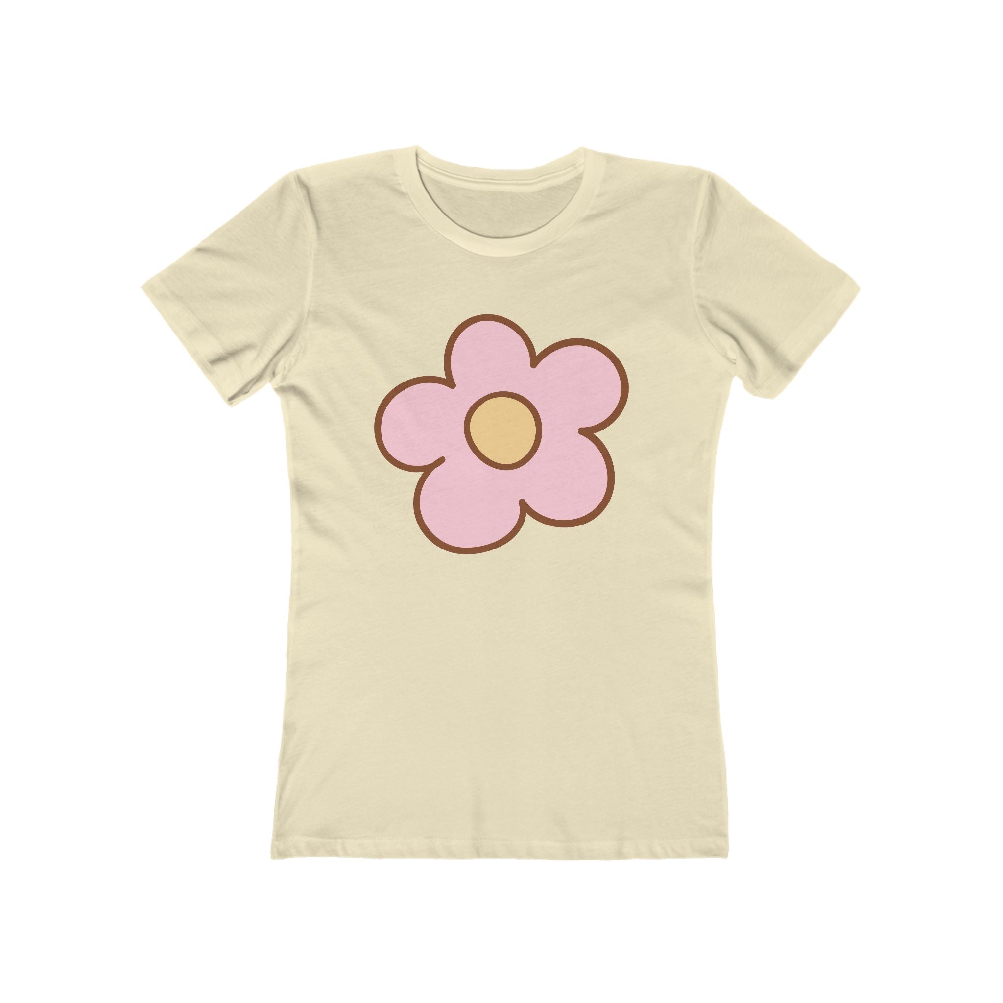 Flower Women's Tshirt, Floral Graphic Tee, Casual Top for Her, Spring Blossom Shirt, Botanical Print Blouse
