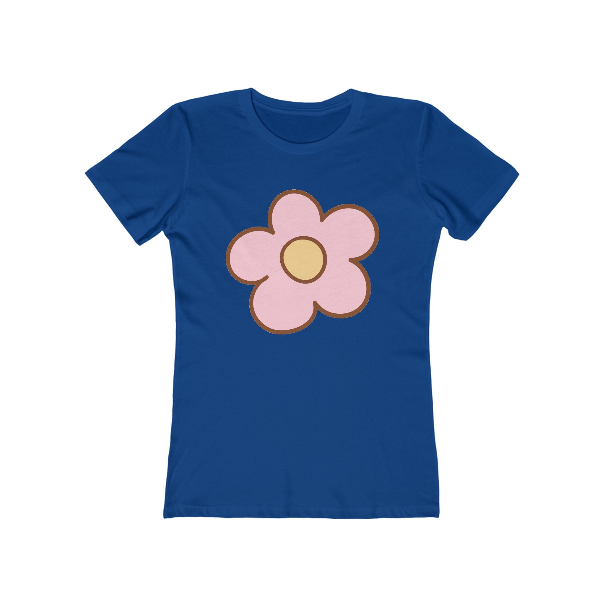 Flower Women's Tshirt, Floral Graphic Tee, Casual Top for Her, Spring Blossom Shirt, Botanical Print Blouse