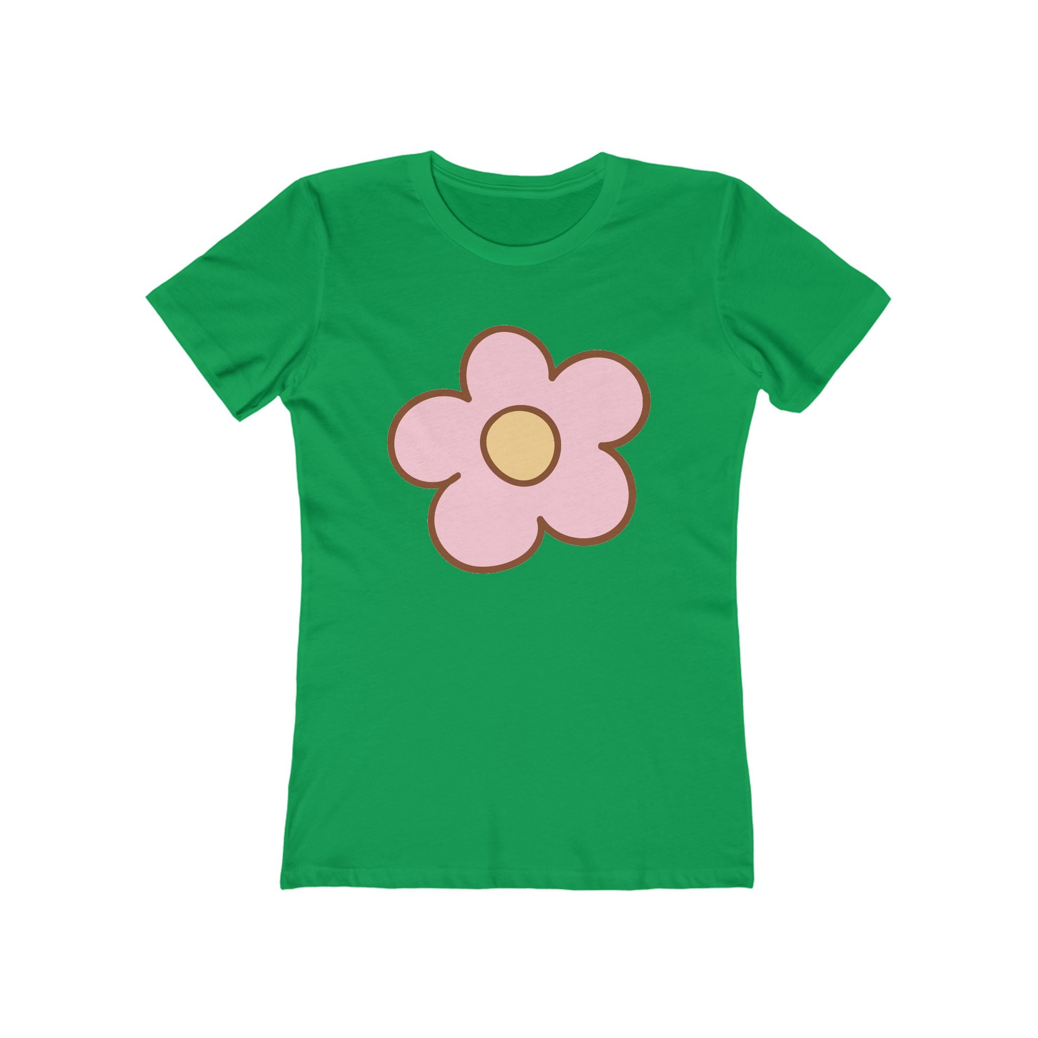 Flower Women's Tshirt, Floral Graphic Tee, Casual Top for Her, Spring Blossom Shirt, Botanical Print Blouse