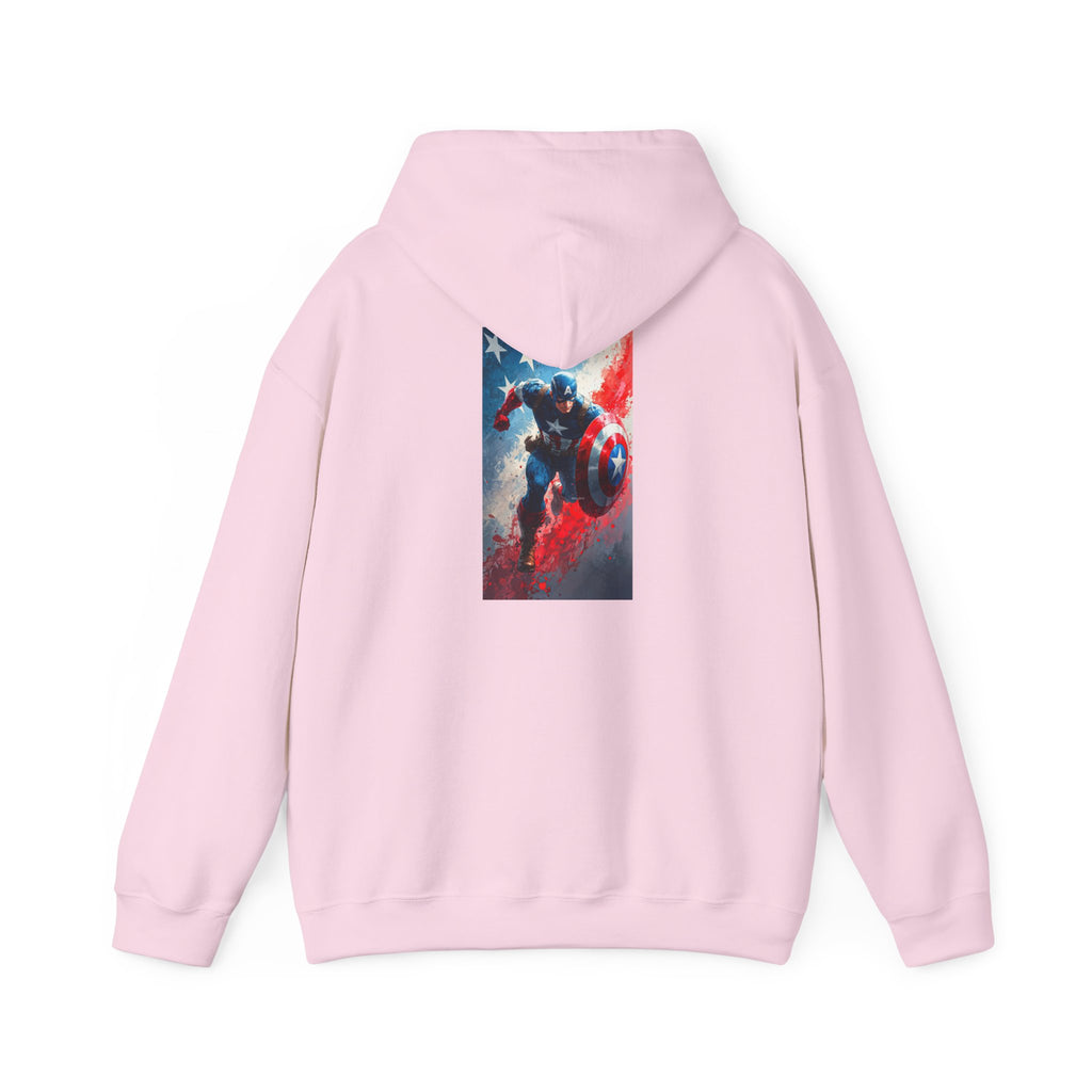 Hooded Sweatshirt - Captain America Design