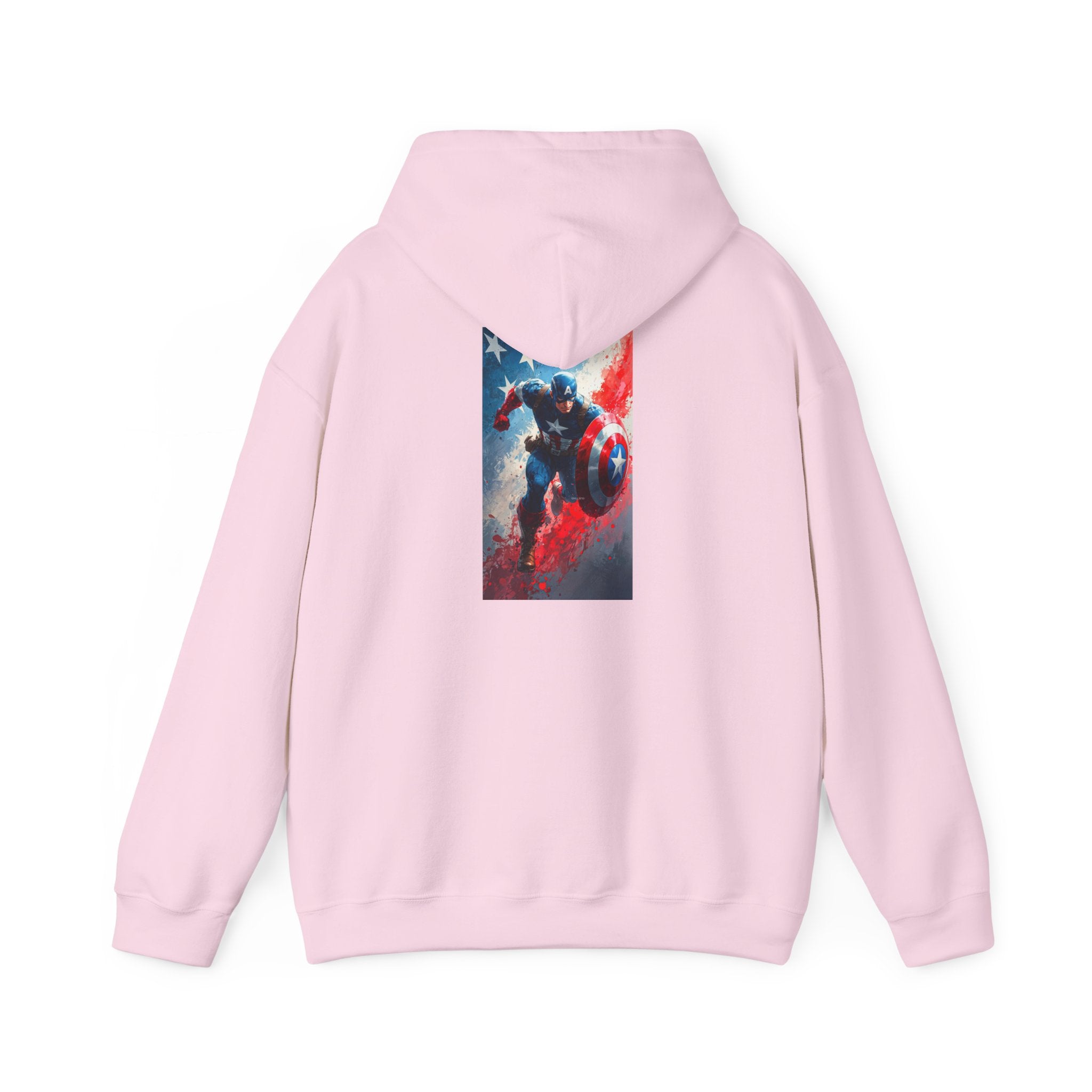 Hooded Sweatshirt - Captain America Design