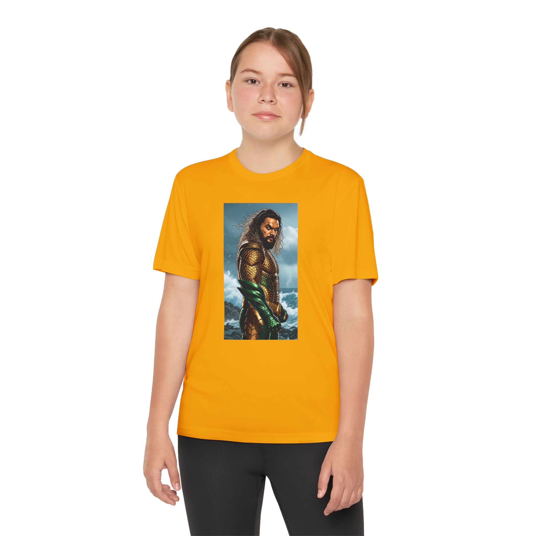 Aquaman Superhero Youth Tee, Kids Superhero Shirt, Child Aquaman T-shirt, Comic Book Tee, Superhero Fan Gift