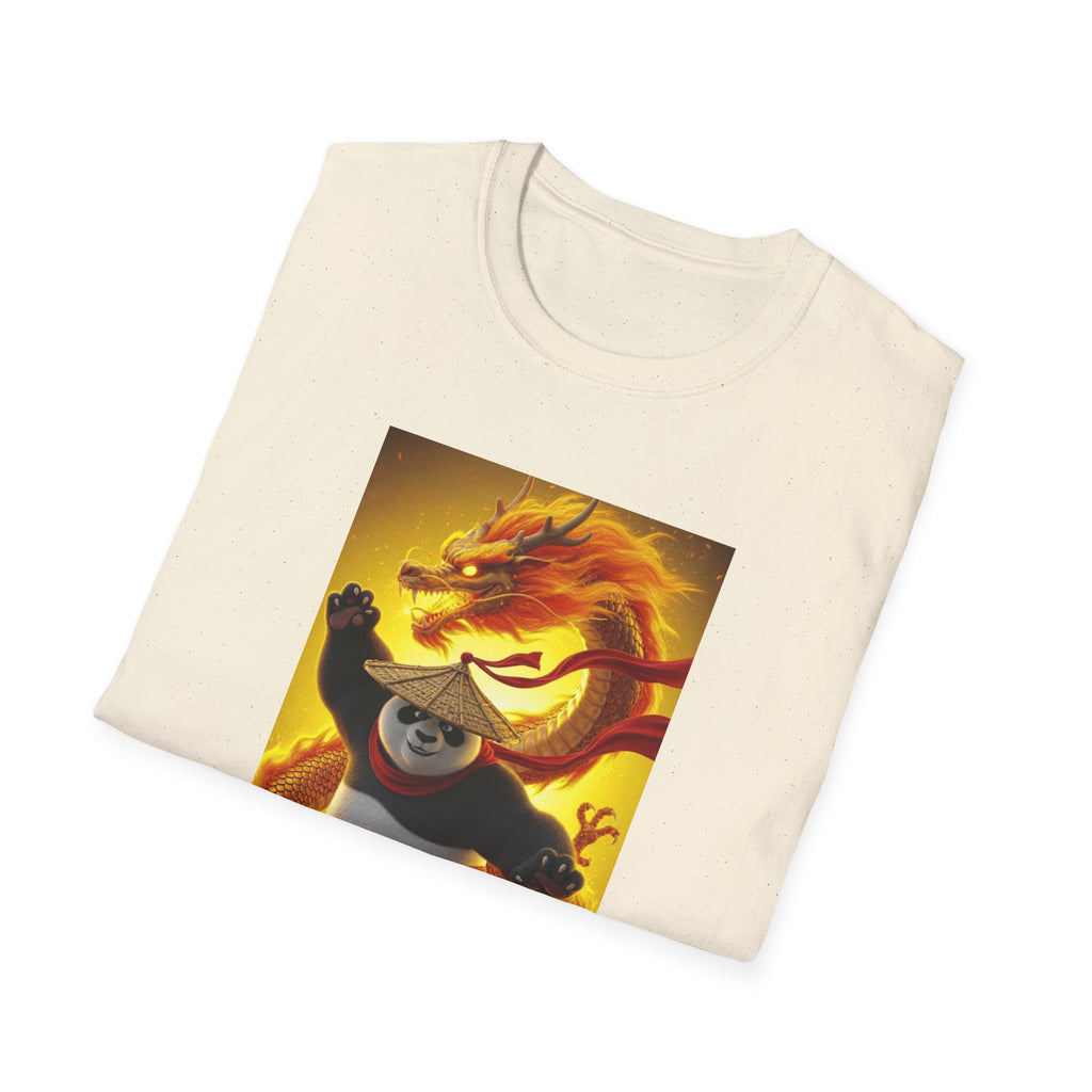 Kung Fu Panda Unisex Softstyle T-Shirt, DreamWorks Animation Youth Competitor Tee, Graphic Tee, Movie Fan Gift, Cult Classic Shirt, Comfy