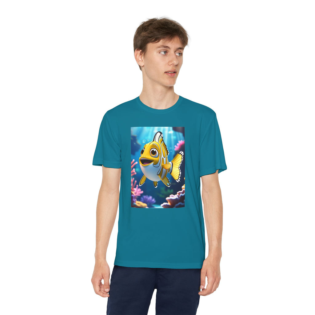 Nemo Fish Ocean Youth T-Shirt - Underwater Kids Tee, Finding Nemo Shirt, Beach Vacation Clothing, Ocean Lover Gift, Fish Theme Top