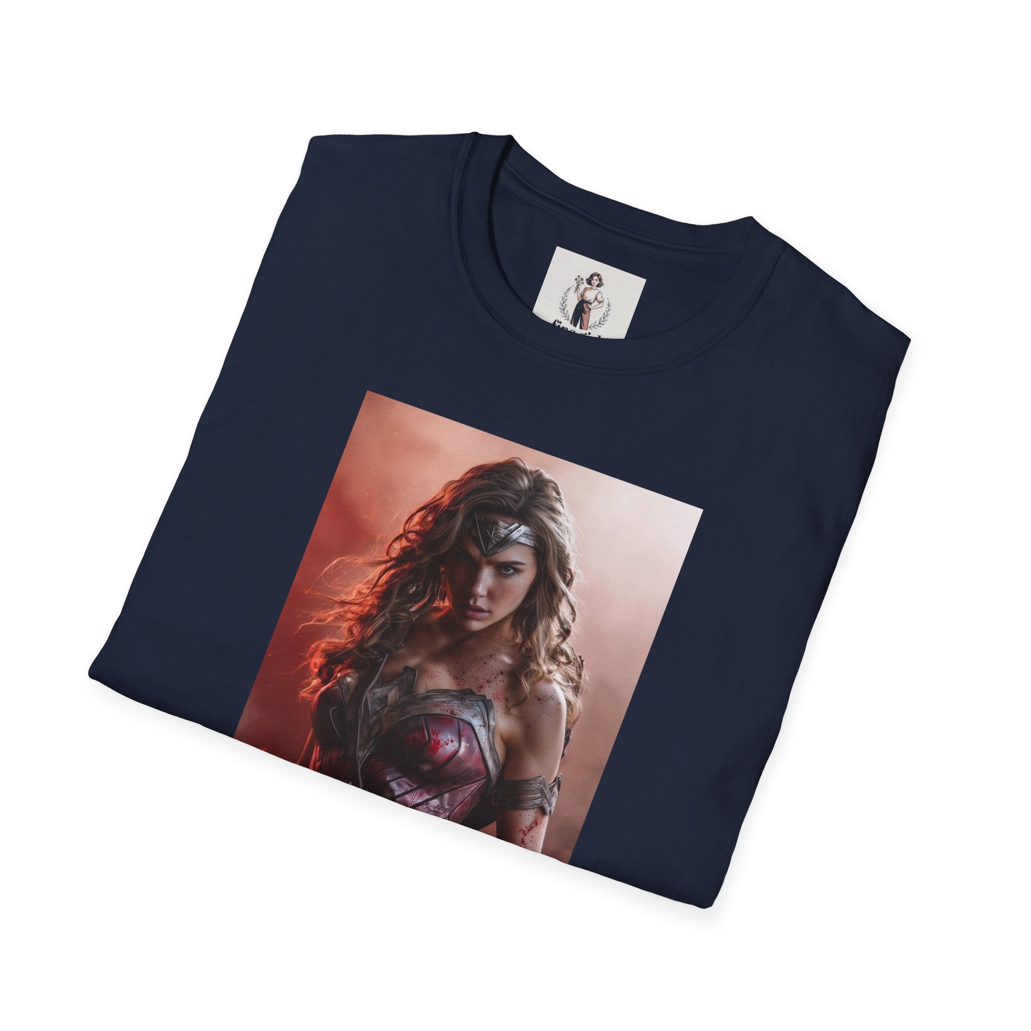 Wonder Woman Marvel Unisex Softstyle T-Shirt, Comic Book Tee, Geeky Clothing, Cosplay Costume Top