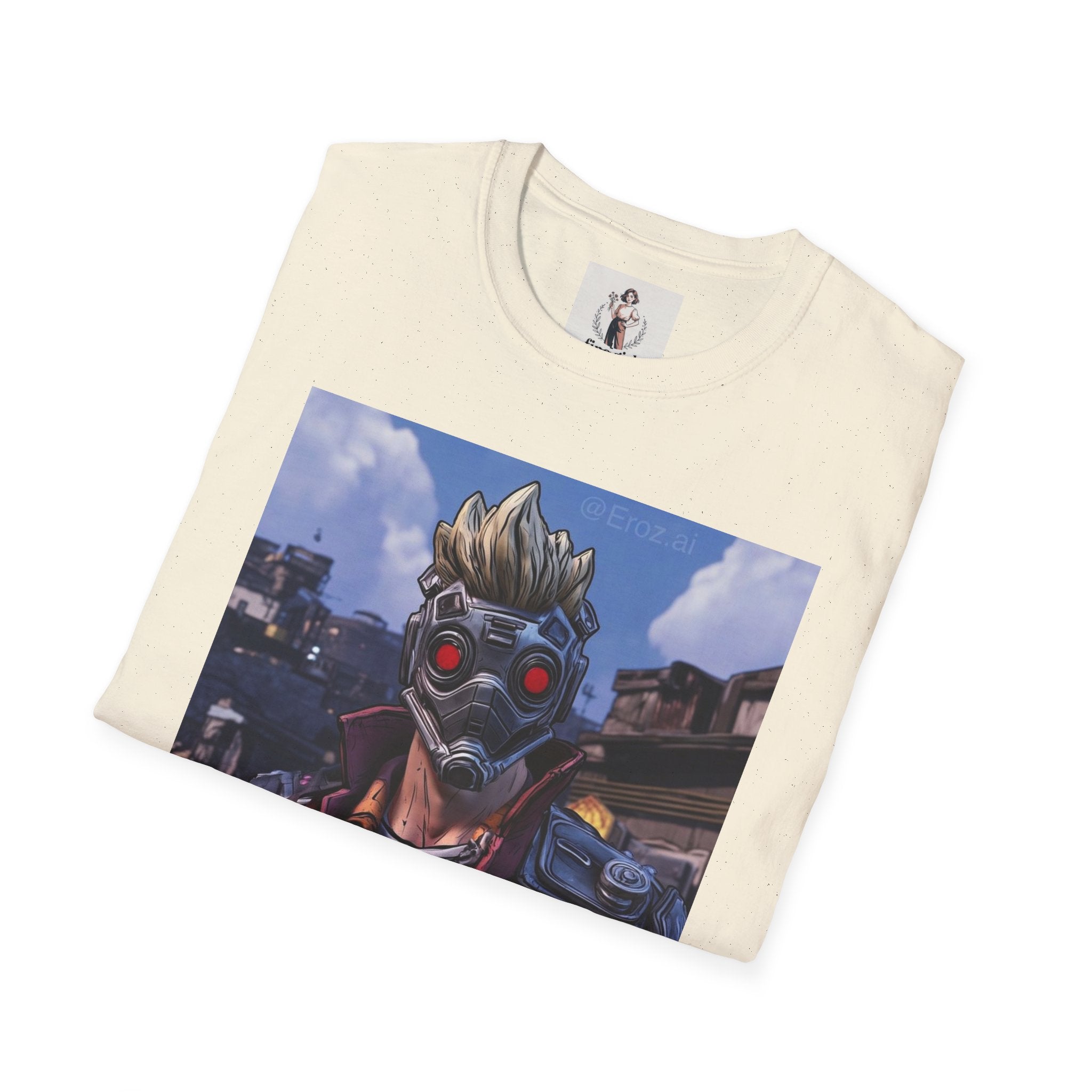 Star-Lord Superhero Marvel Unisex Softstyle T-Shirt, Comic Book Tee, Geeky Clothing, Cosplay Costume Top