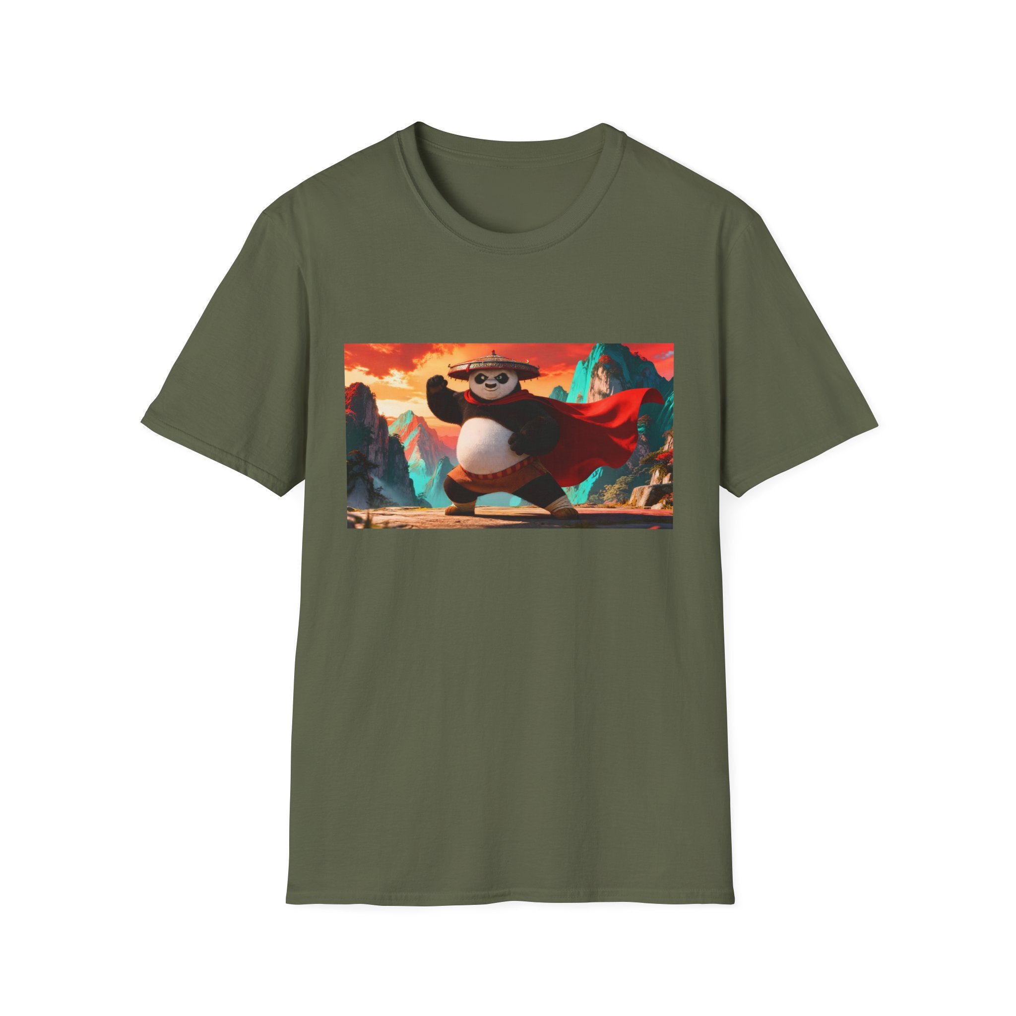Kung Fu Panda Unisex Softstyle T-Shirt, DreamWorks Animation Youth Competitor Tee, Graphic Tee, Movie Fan Gift, Cult Classic Shirt, Comfy