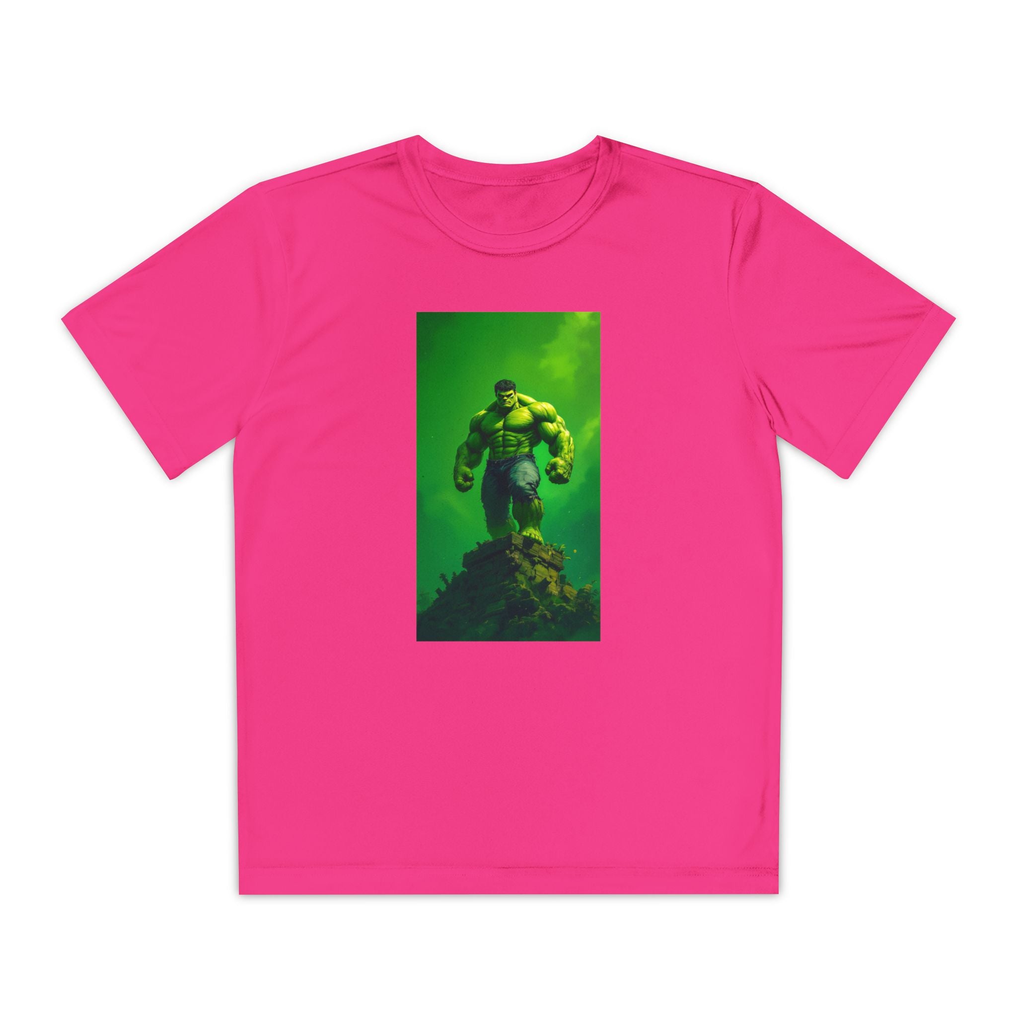 The Incredible Hulk Superhero Marvel Patriotic, Kids Graphic T-Shirt, Boys Hero Top, Girls Comic Book Clothing, Birthday