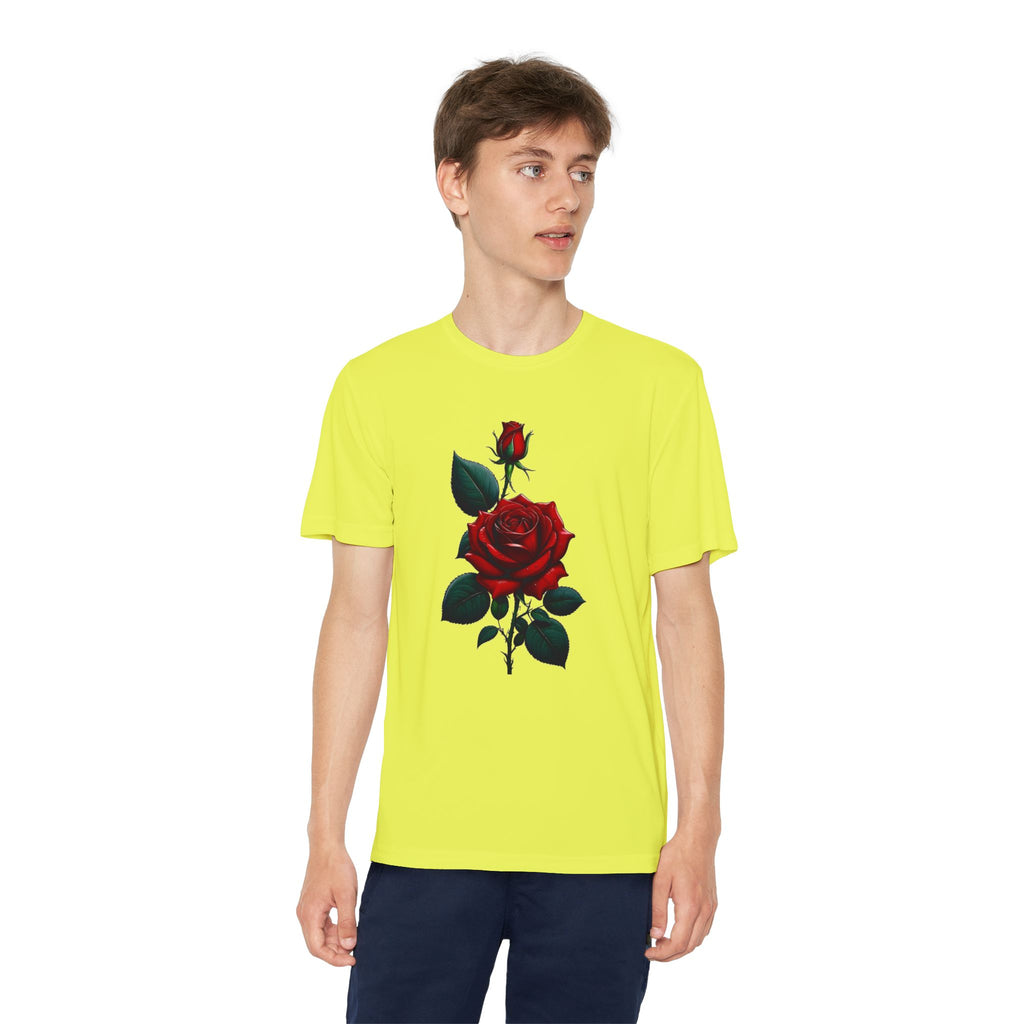 Flower Youth Tshirt, Girls Floral Tee, Kids Spring Shirt, Children's Botanical Top, Teen Blossom T-Shirt