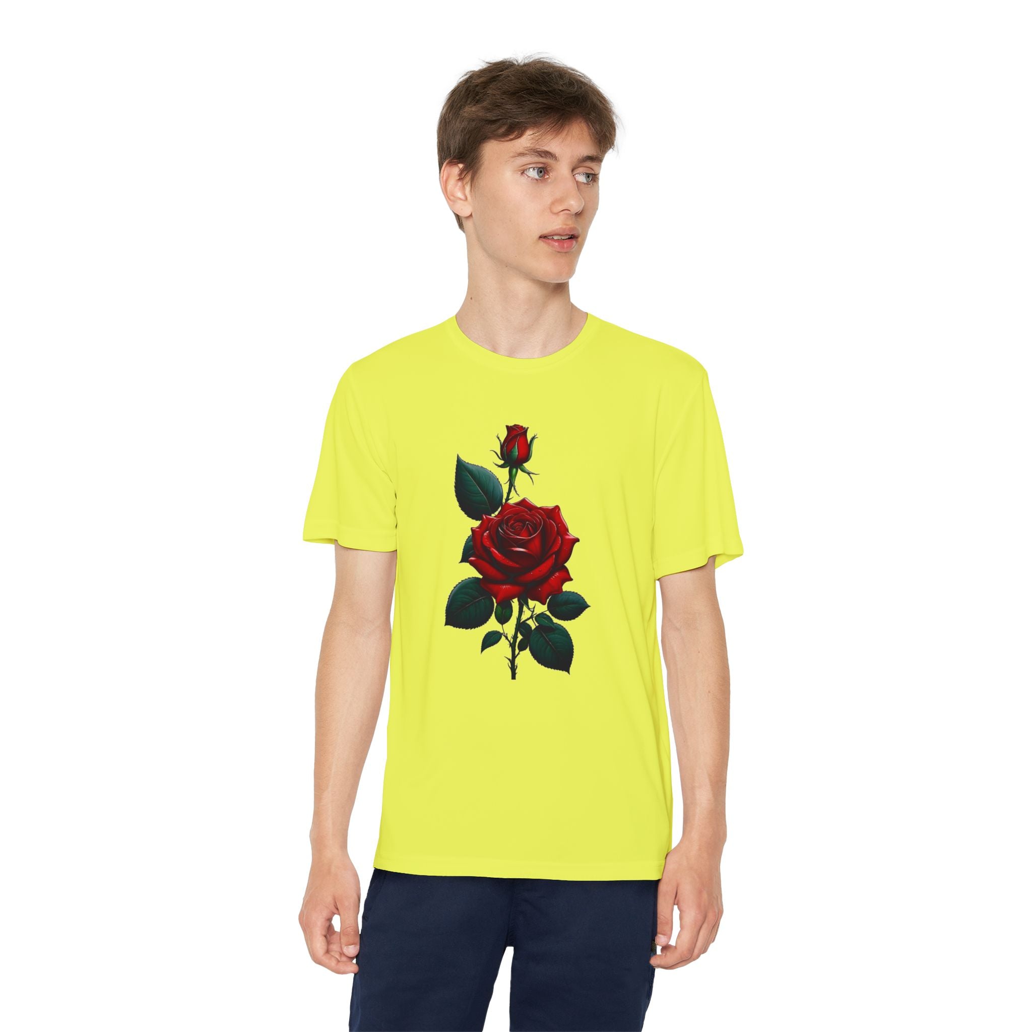 Flower Youth Tshirt, Girls Floral Tee, Kids Spring Shirt, Children's Botanical Top, Teen Blossom T-Shirt