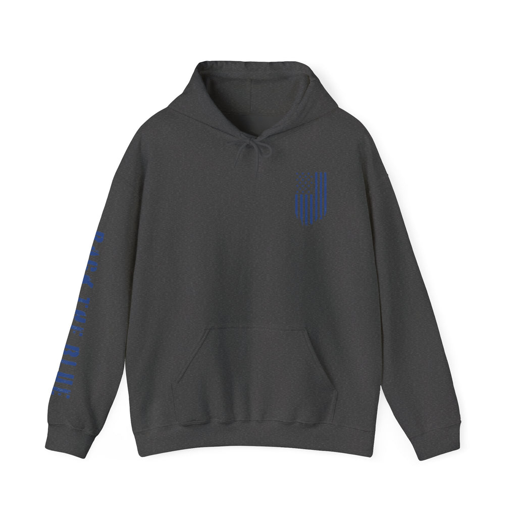 Patriotic Hoodie - Thin Blue Line Unisex Blend