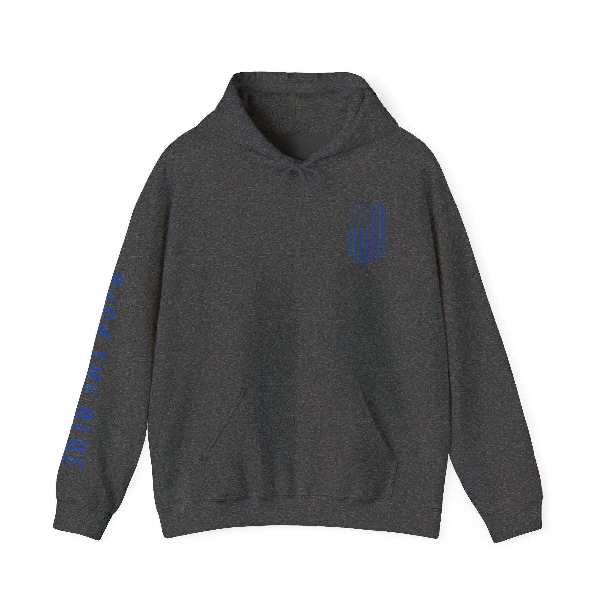 Patriotic Hoodie - Thin Blue Line Unisex Blend