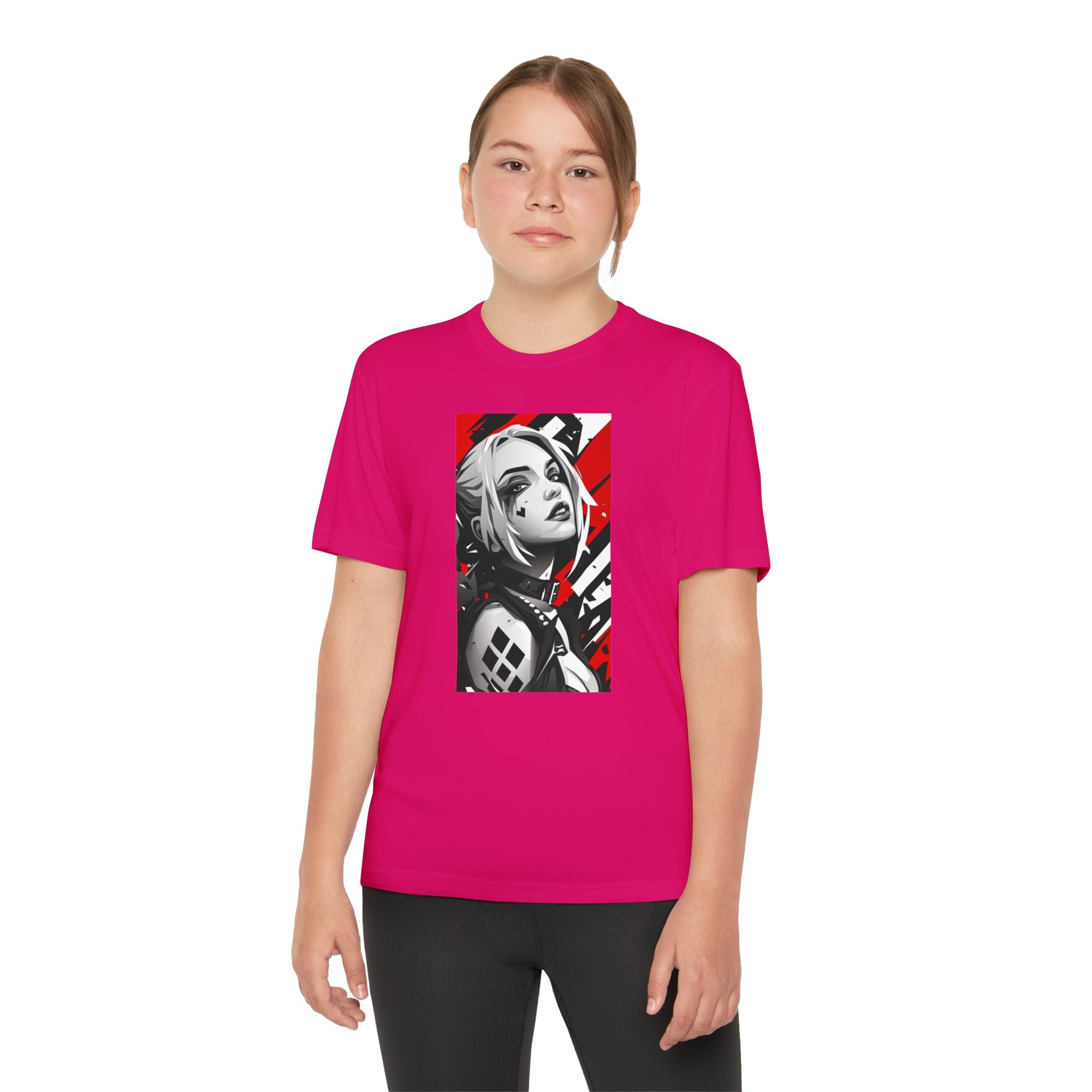Superhero Youth T-Shirt Sports Graphic Tee, Cool Athletic Shirt for Kids