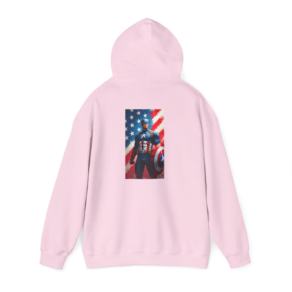 Hooded Sweatshirt - Captain America Design