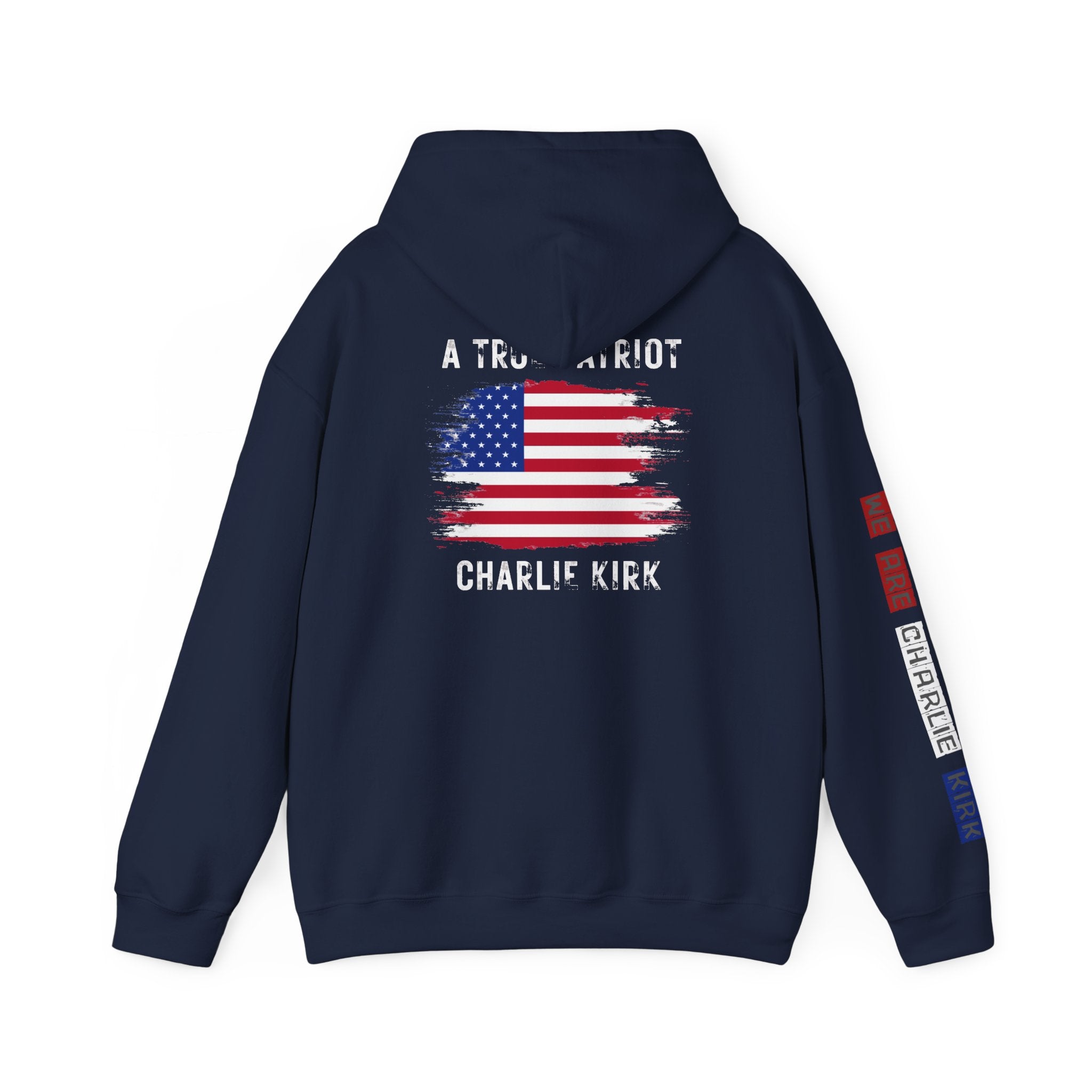 Charlie kirk Patriotic Hoodie Rebel Spirit Unisex Hoodie