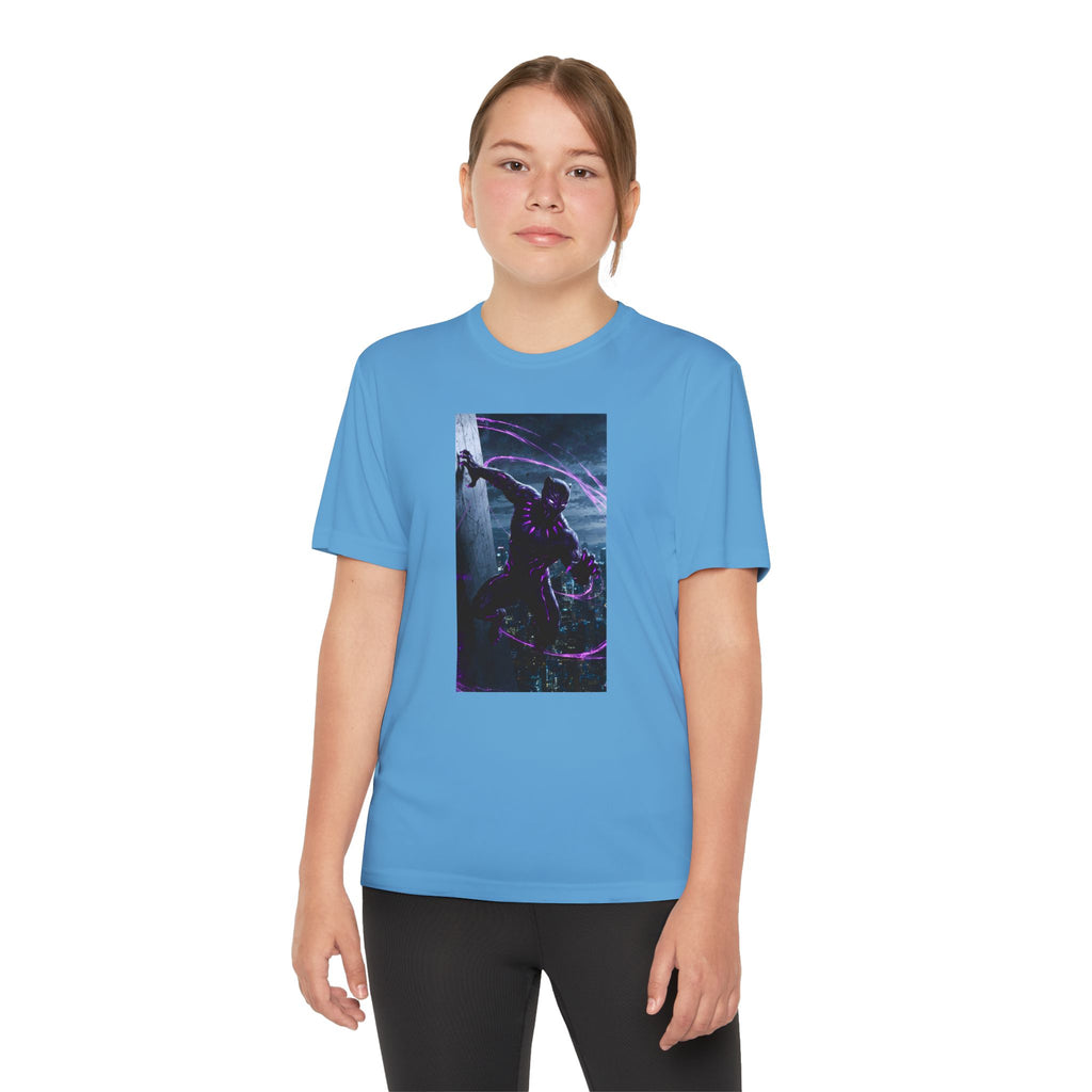 The Black Panther Superhero Marvel Patriotic, Kids Graphic T-Shirt, Boys Hero Top, Girls Comic Book Clothing, Birthday