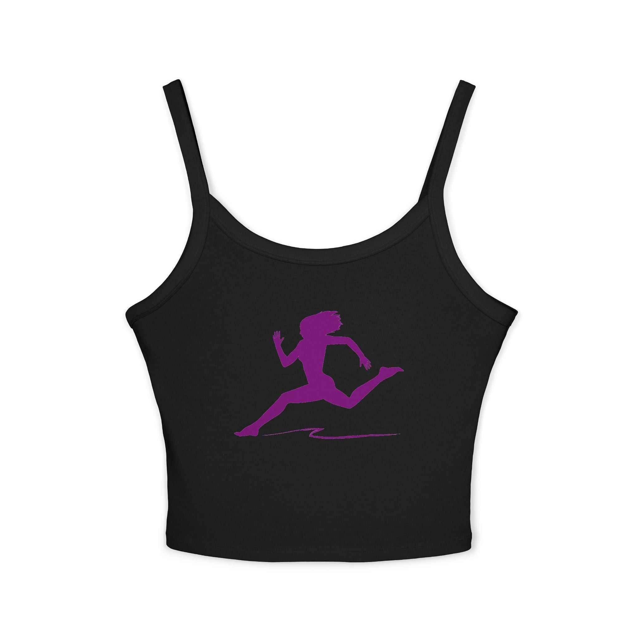 Running Woman Tank Top, Athletic Workout Top, Fitness Sleeveless Shirt, Jogging Muscle Tee, Exercise Gym Cami