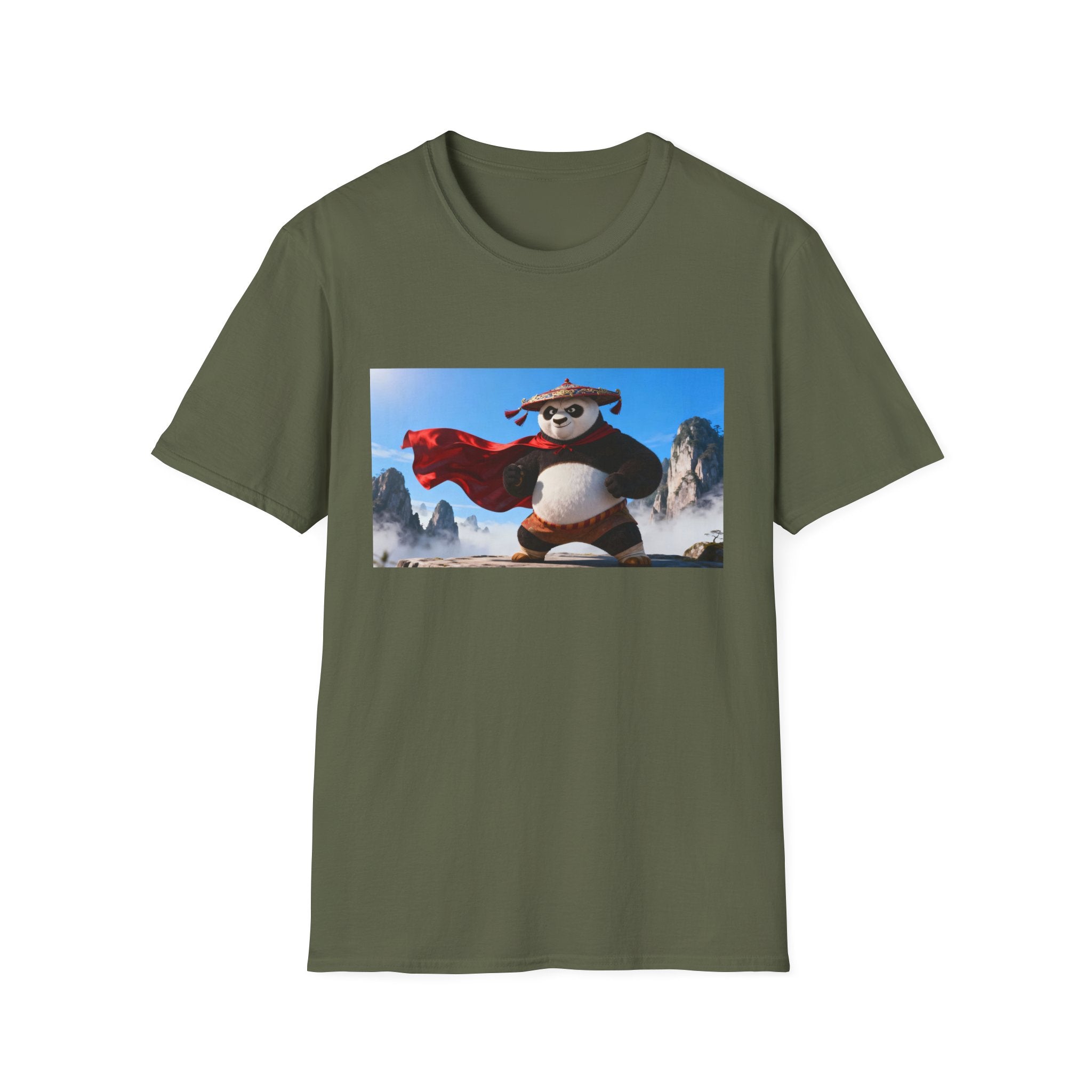 Kung Fu Panda Unisex Softstyle T-Shirt, DreamWorks Animation Youth Competitor Tee, Graphic Tee, Movie Fan Gift, Cult Classic Shirt, Comfy