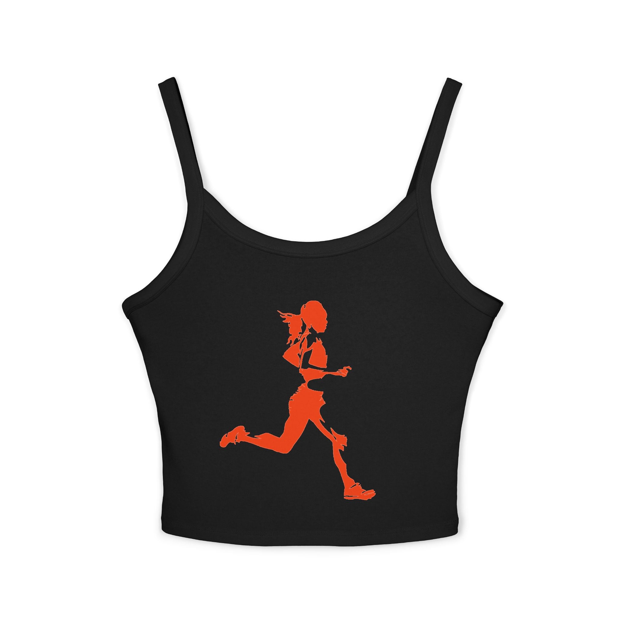 Running Woman Tank Top, Athletic Workout Top, Fitness Sleeveless Shirt, Jogging Muscle Tee, Exercise Gym Cami