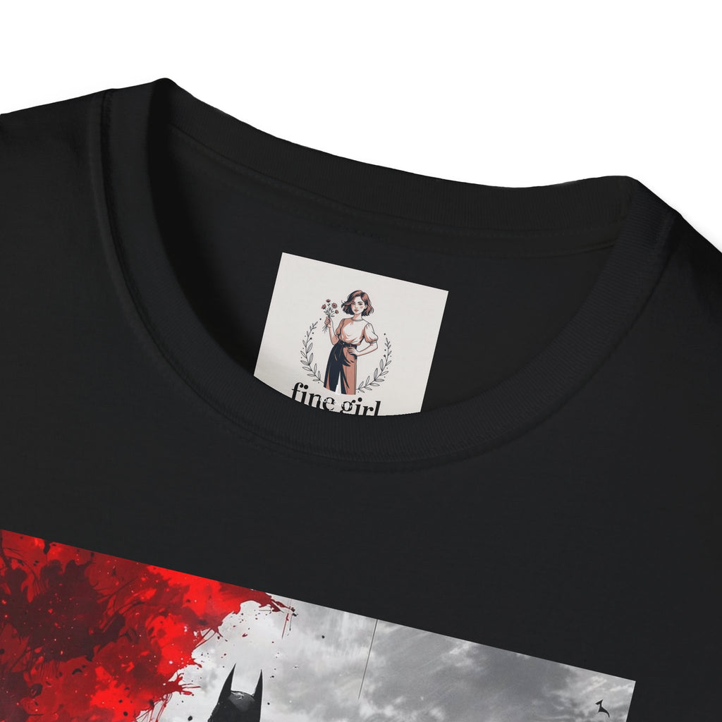 Batman Marvel Unisex Softstyle T-Shirt, Comic Book Tee, Geeky Clothing, Cosplay Costume Top