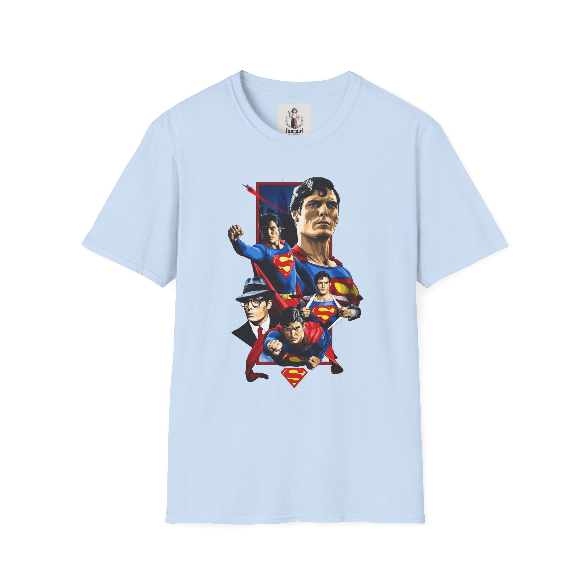 Superman Hero Unisex Softstyle T-Shirt