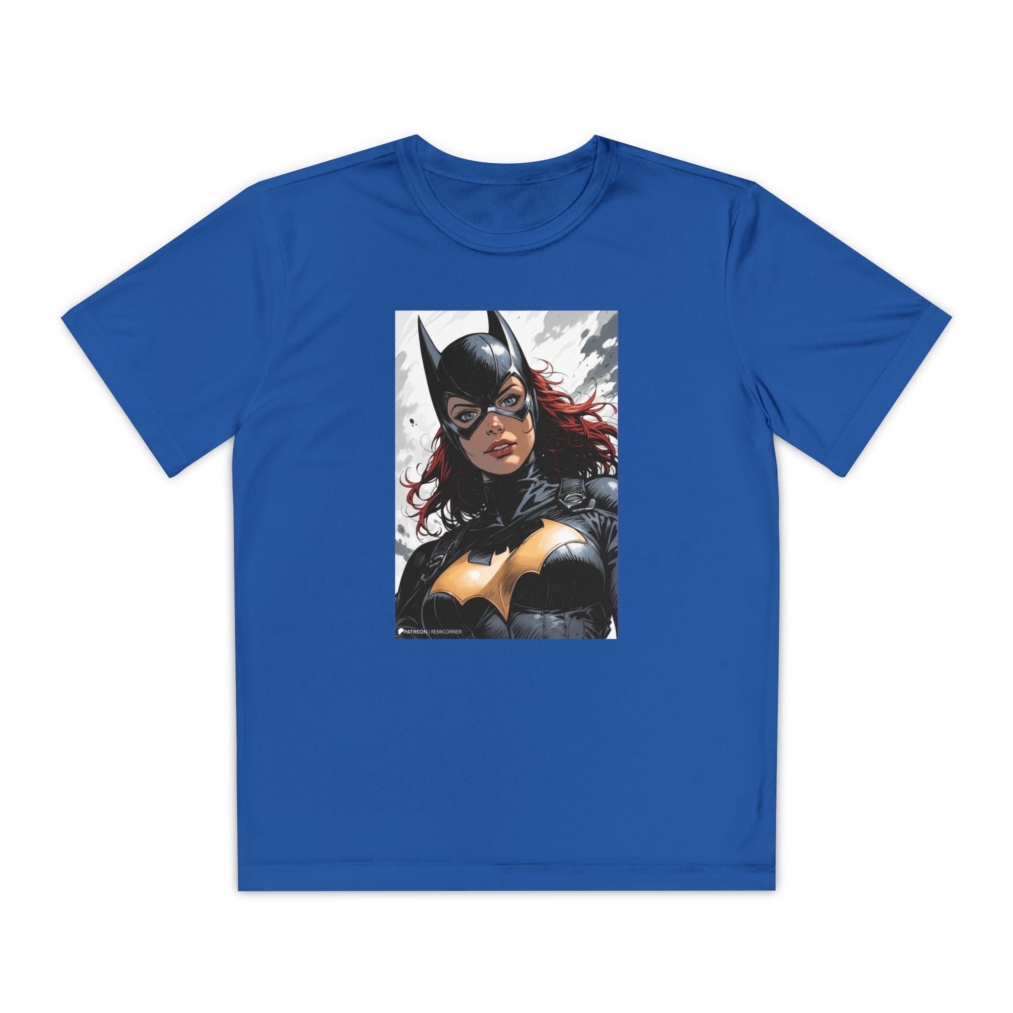 Superhero Youth T-Shirt Sports Graphic Tee, Cool Athletic Shirt for Kids