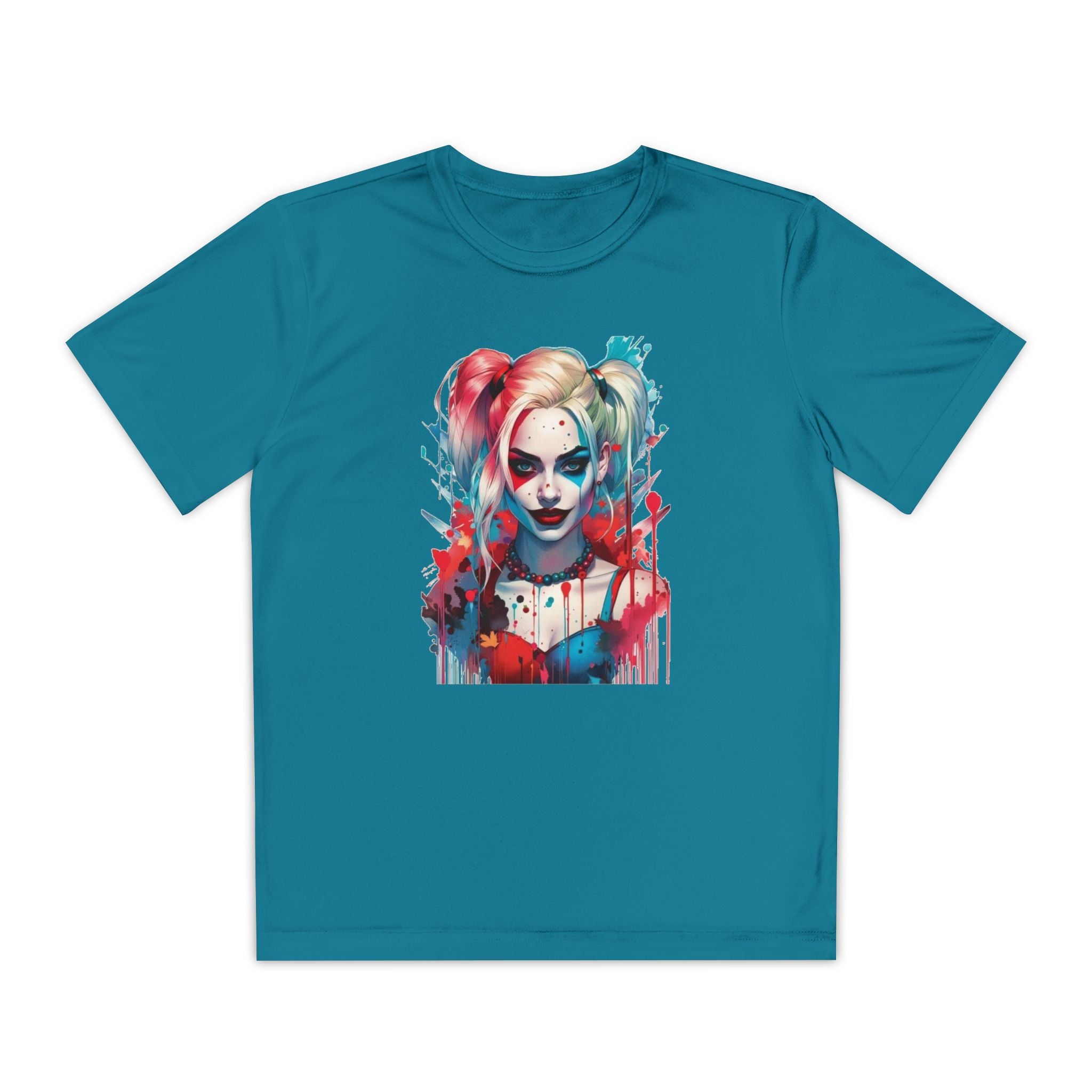 Superhero Youth T-Shirt Sports Graphic Tee, Cool Athletic Shirt for Kids