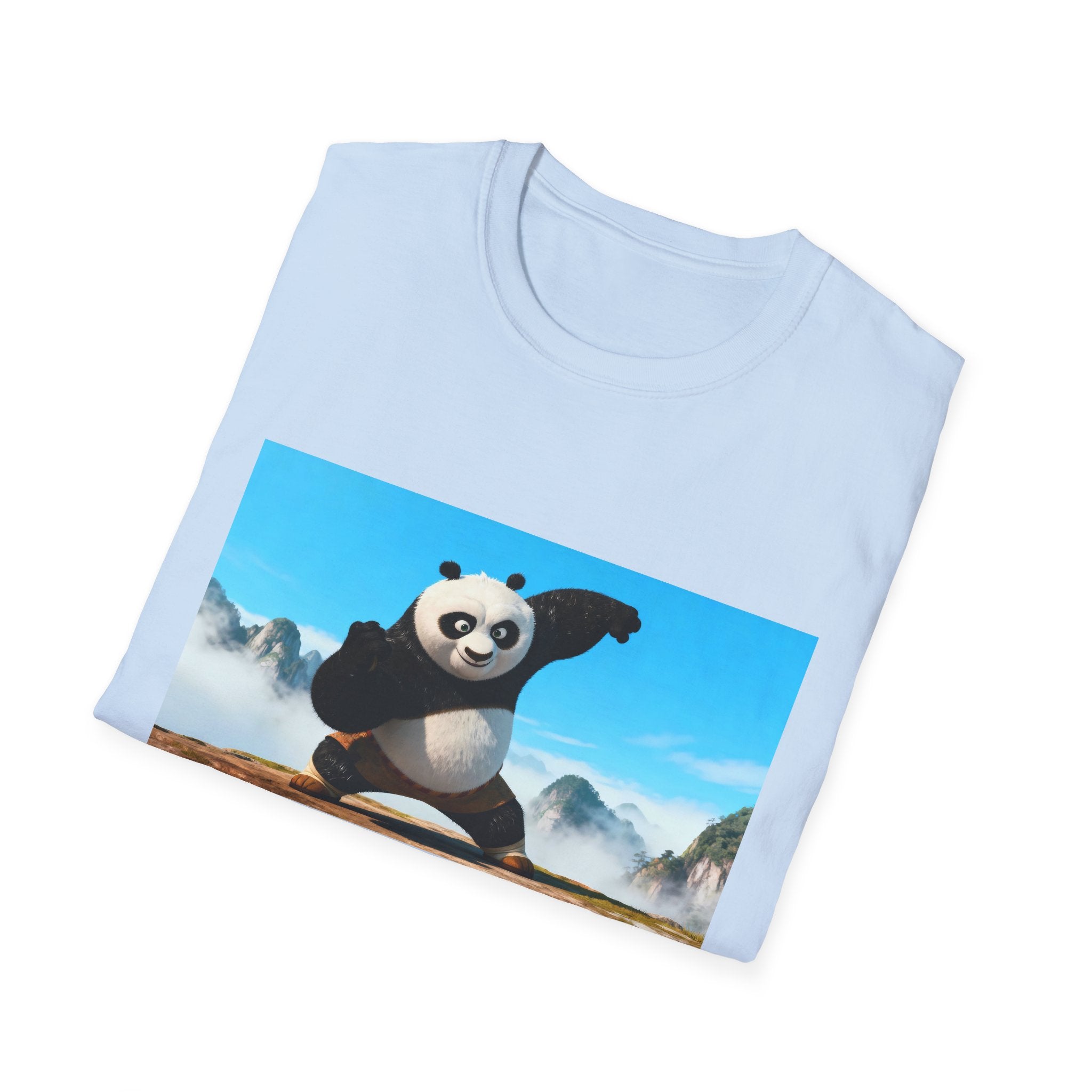 Kung Fu Panda Unisex Softstyle T-Shirt, DreamWorks Animation Youth Competitor Tee, Graphic Tee, Movie Fan Gift, Cult Classic Shirt, Comfy