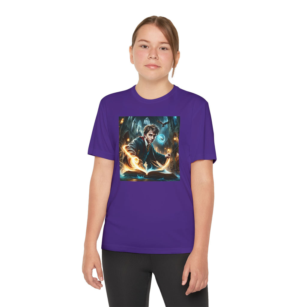 Youth Competitor Tee - Harry Potter, Wizard School Shirt, Magical Kids Top, Hogwarts Fan Gift, Sorcerer's Stone T-Shirt