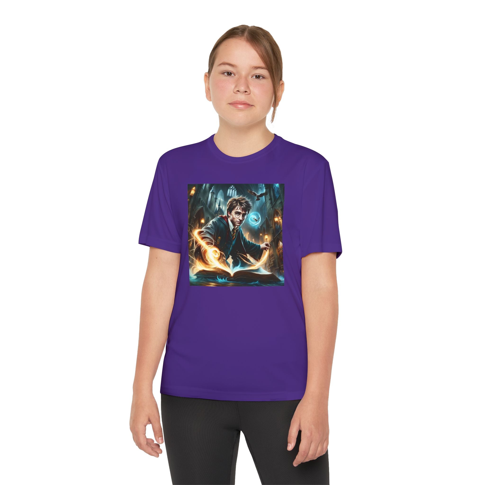 Youth Competitor Tee - Harry Potter, Wizard School Shirt, Magical Kids Top, Hogwarts Fan Gift, Sorcerer's Stone T-Shirt