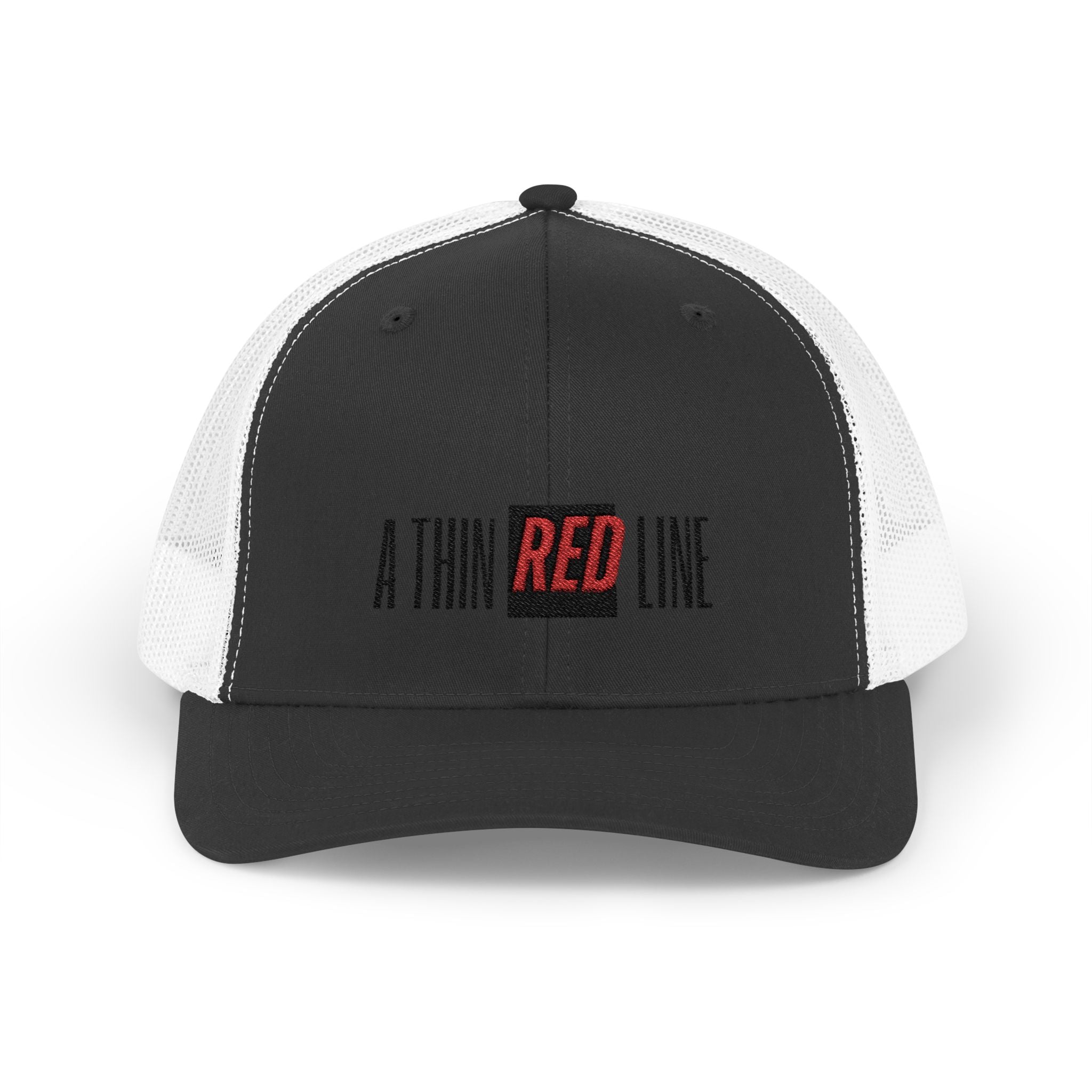 Firefighter Thin Red Line Snapback Trucker Cap with Thin Red Line Design, Ideal for First Responders, Everyday Wear