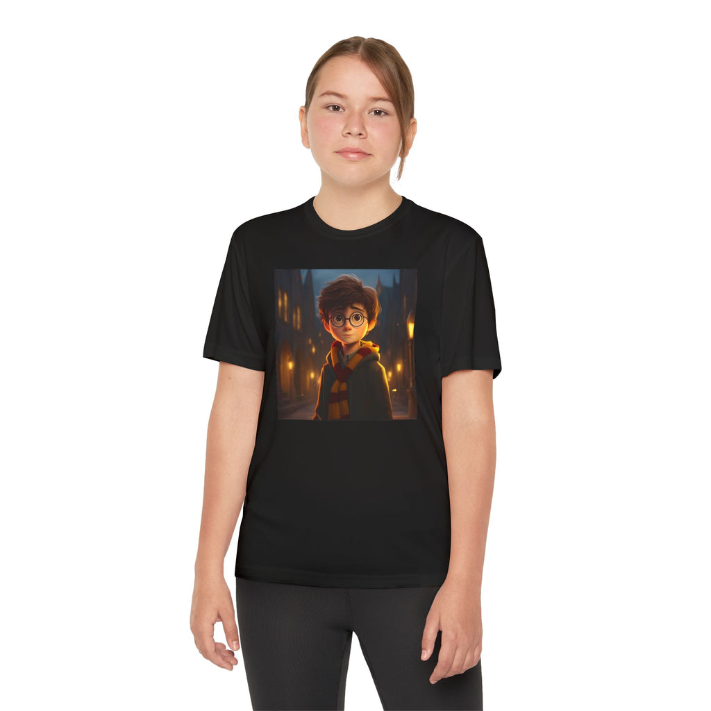 Youth Competitor Tee - Harry Potter, Wizard School Shirt, Magical Kids Top, Hogwarts Fan Gift, Sorcerer's Stone T-Shirt