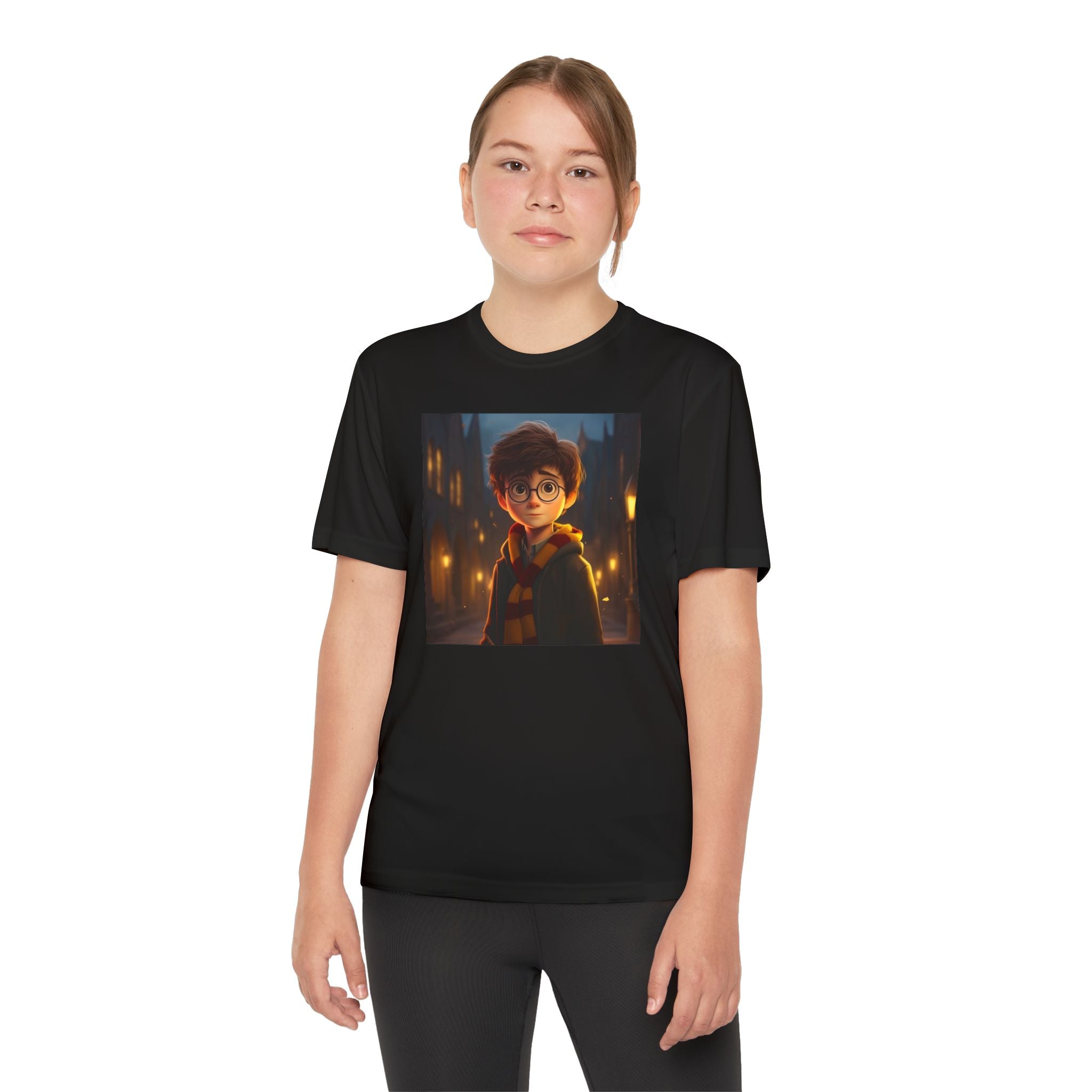 Youth Competitor Tee - Harry Potter, Wizard School Shirt, Magical Kids Top, Hogwarts Fan Gift, Sorcerer's Stone T-Shirt