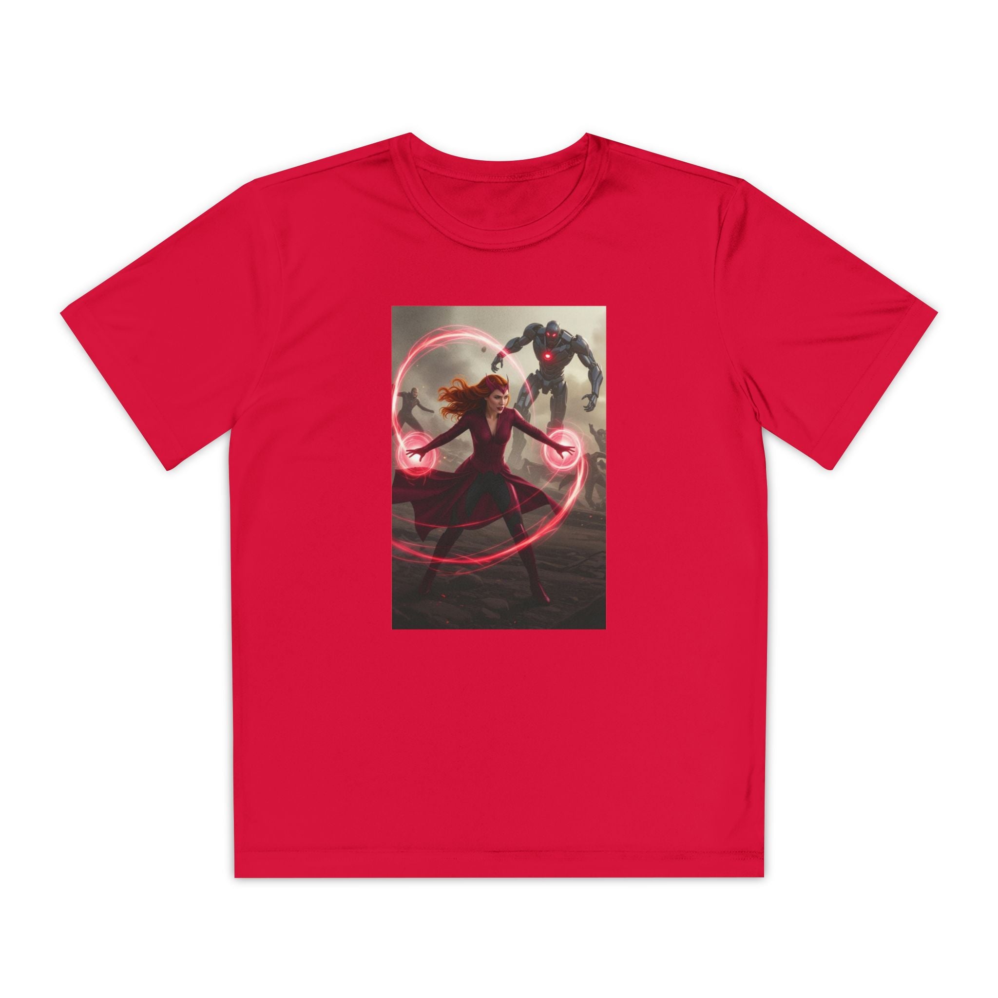 Superhero Youth T-Shirt Sports Graphic Tee, Cool Athletic Shirt for Kids