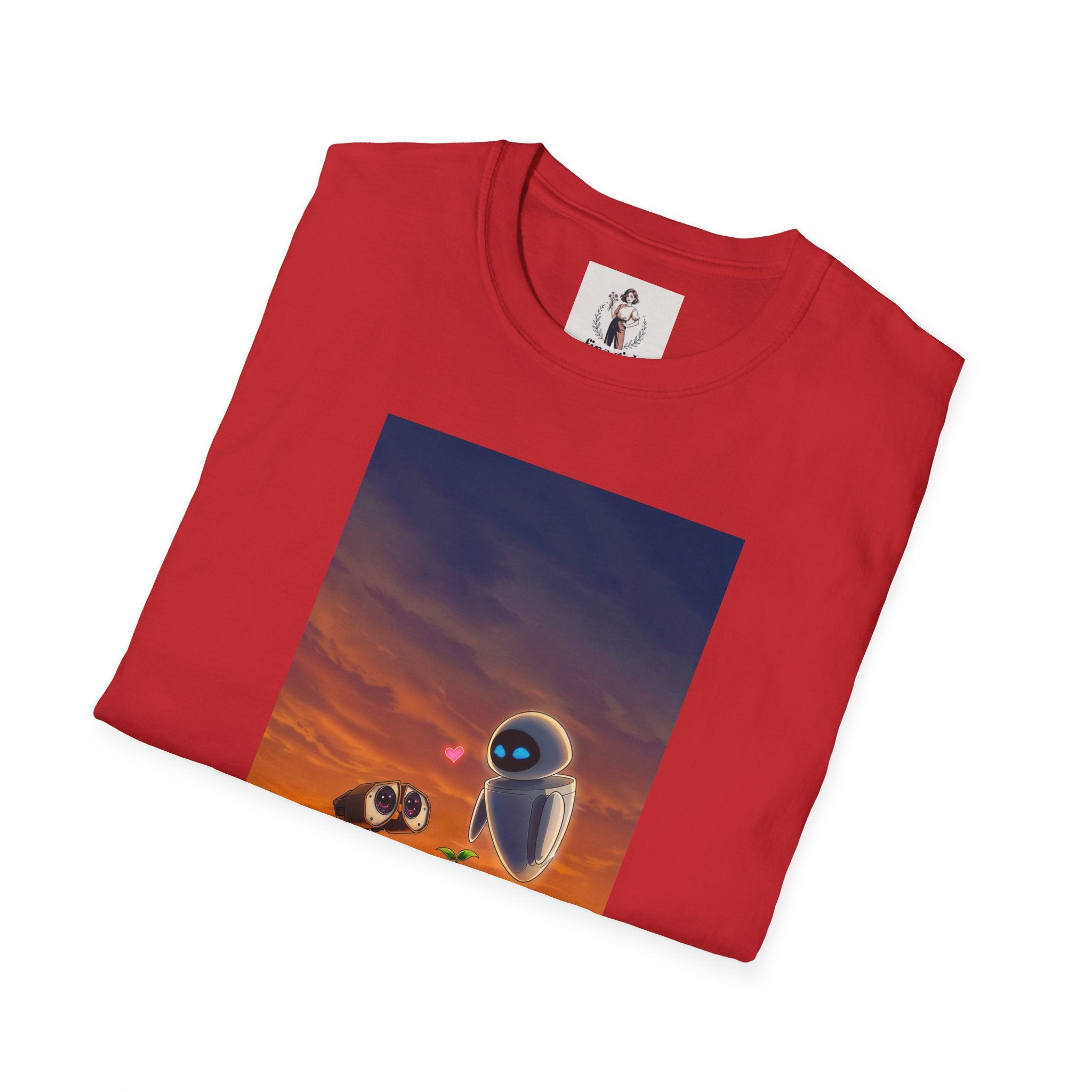 Wall-E Pixar Animation Unisex T-Shirt, Walt Disney Tee, Movie Lover Gift, Graphic Novelty Shirt, Cartoon Character Apparel