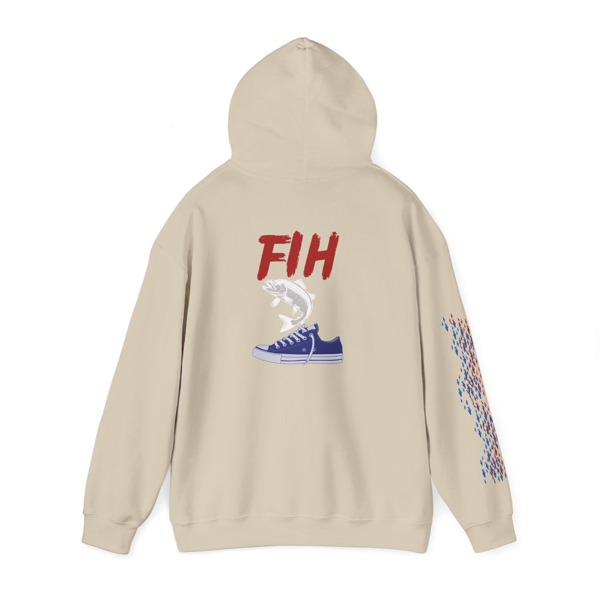 Fishing Patriotic Hoodie, American Flag Sweatshirt, Fisherman Gift, Outdoor Fishing Apparel, USA Pride Jumper