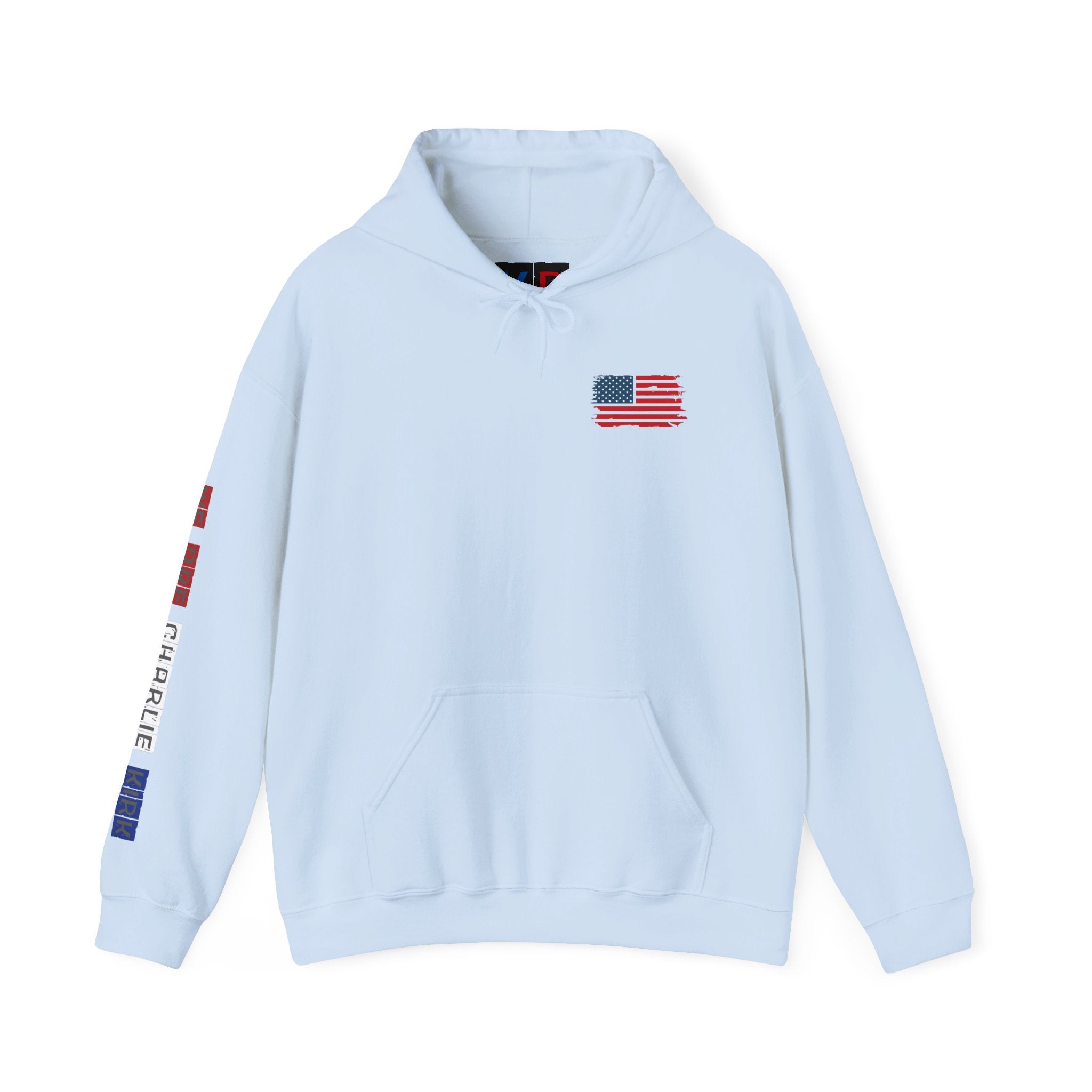 Charlie kirk Patriotic Hoodie Rebel Spirit Unisex Hoodie