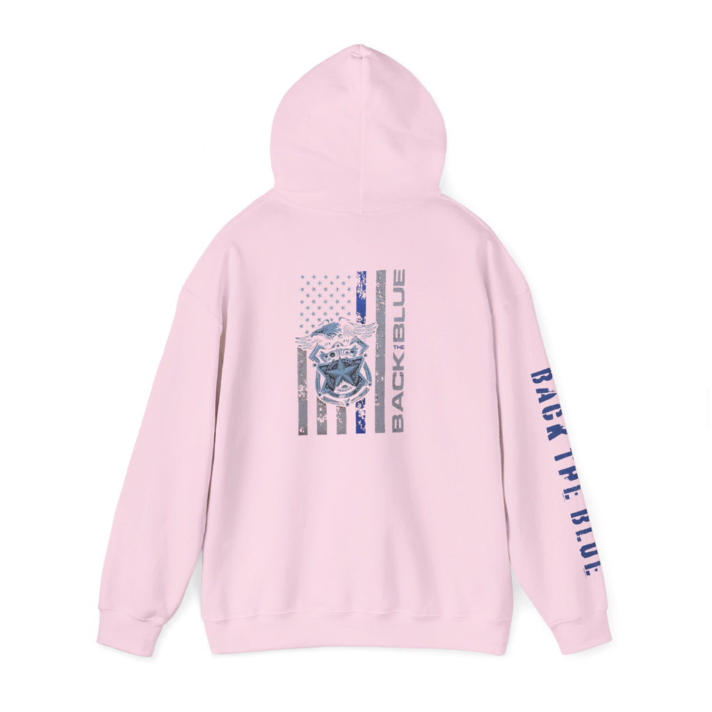 Patriotic Hoodie - Thin Blue Line Unisex Blend