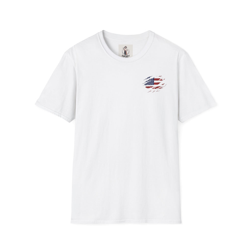 Paramedic Patriotic T-Shirt - USA Flag Tee, Fourth of July Shirt, American Pride Top, Independence Day Apparel, Red White Blue
