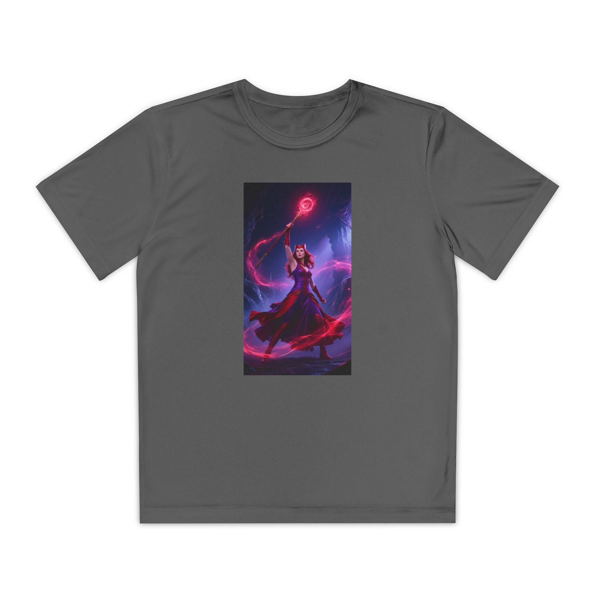 Superhero Youth T-Shirt Sports Graphic Tee, Cool Athletic Shirt for Kids