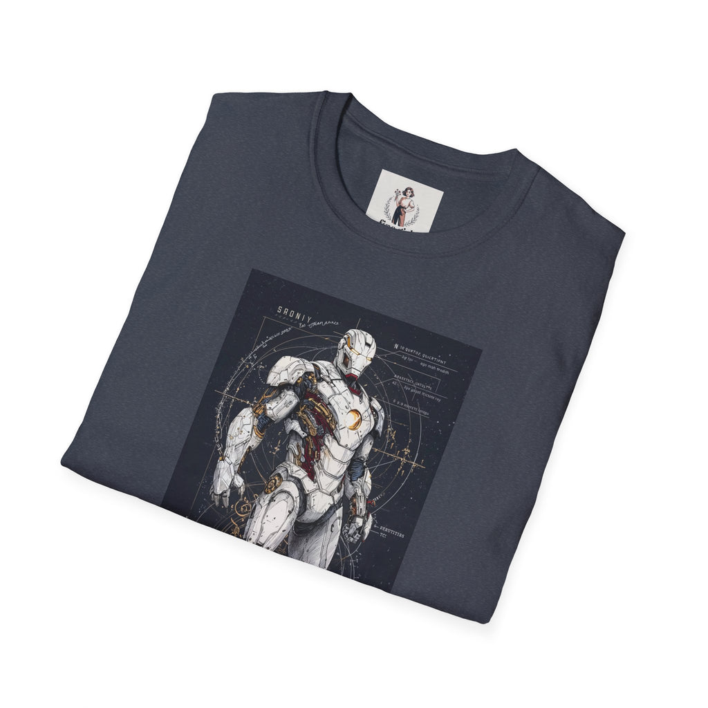 Ironman Superhero Marvel Unisex Softstyle T-Shirt, Comic Book Tee, Geeky Clothing, Cosplay Costume Top