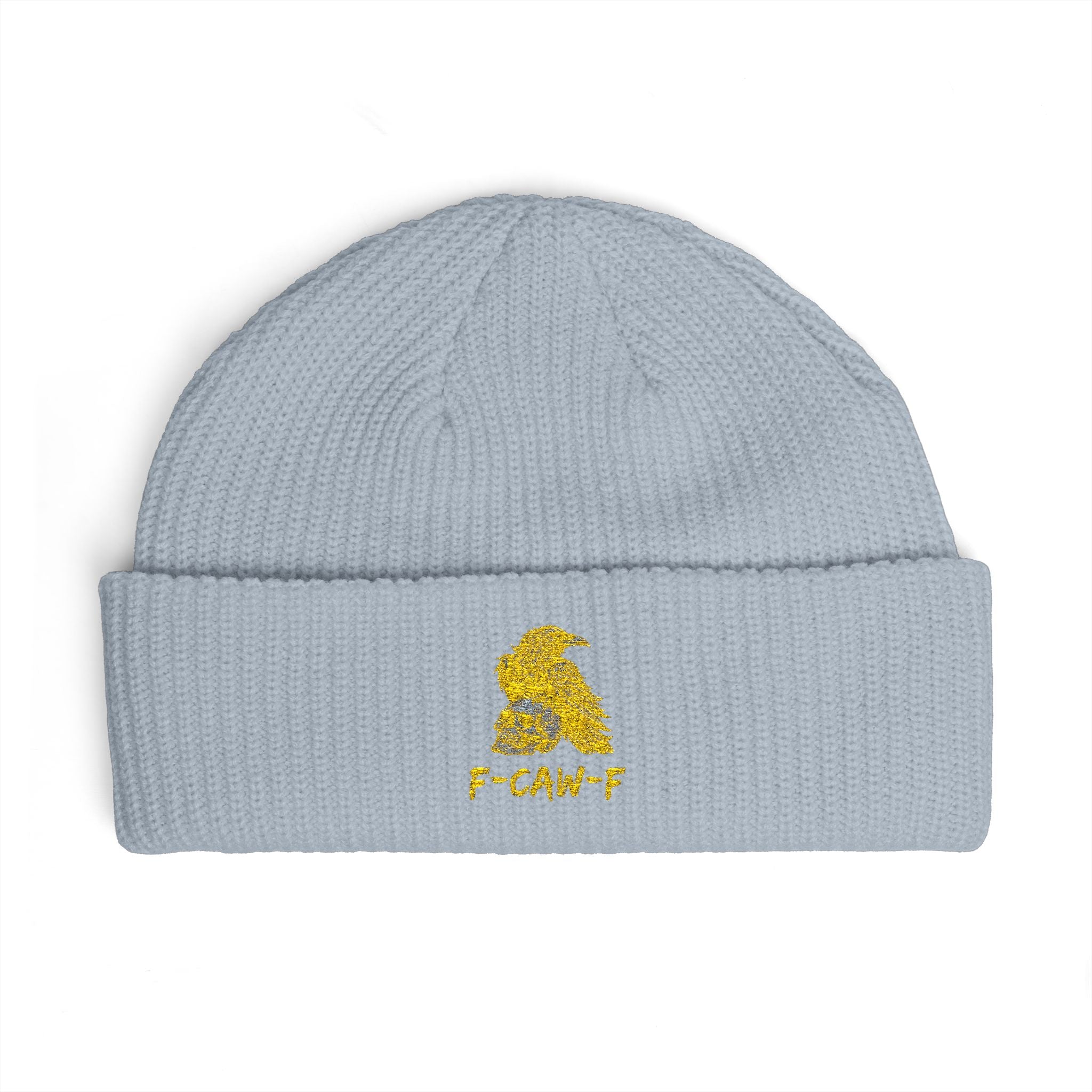 F-CAW-F Beanie Hat - Knit Winter Cap, Warm Headwear, Cozy Skull Cap, Cute Slouchy Beanie, Stylish Knit Beanie