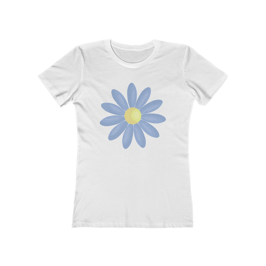 Flower Women's Tshirt, Floral Graphic Tee, Casual Top for Her, Spring Blossom Shirt, Botanical Print Blouse