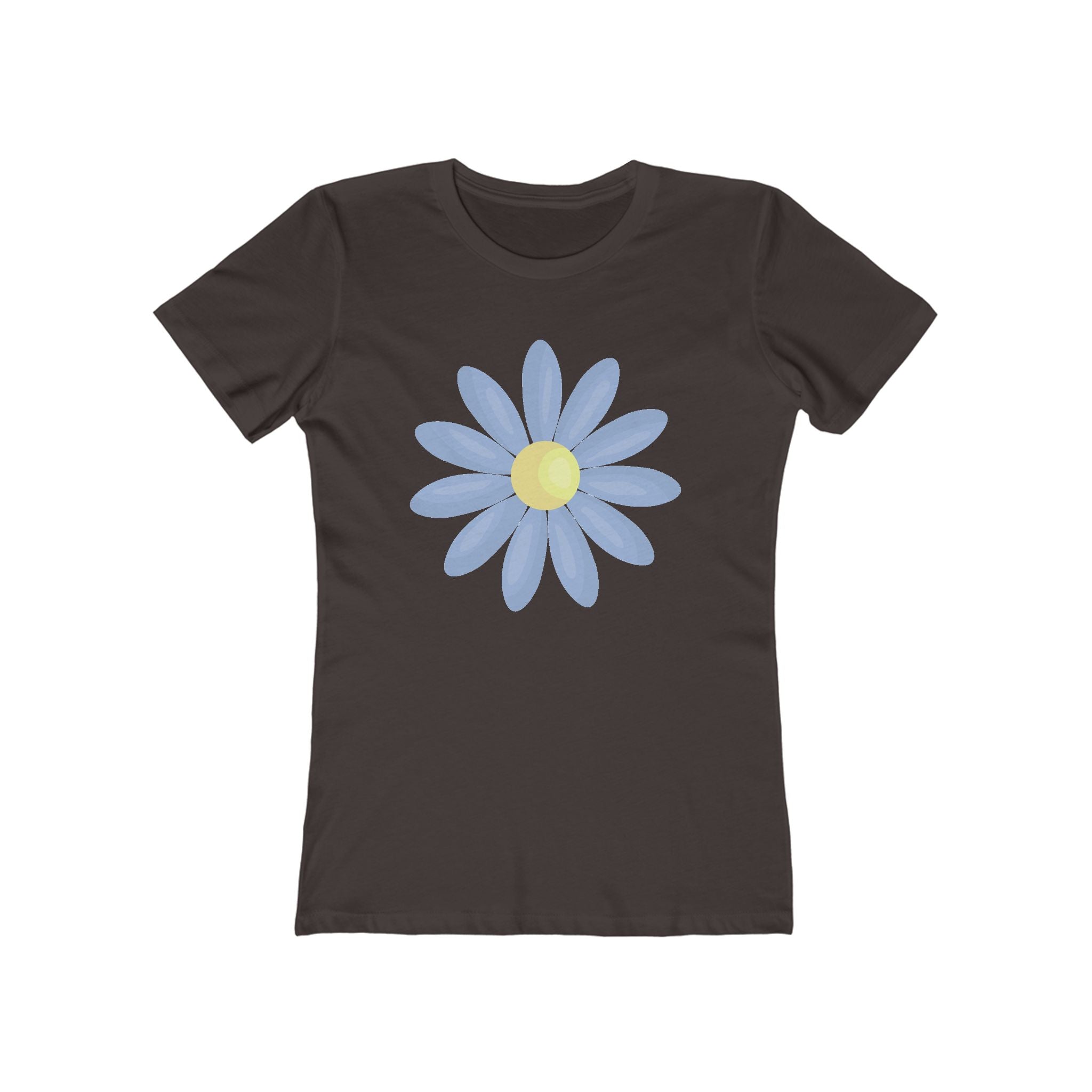 Flower Women's Tshirt, Floral Graphic Tee, Casual Top for Her, Spring Blossom Shirt, Botanical Print Blouse