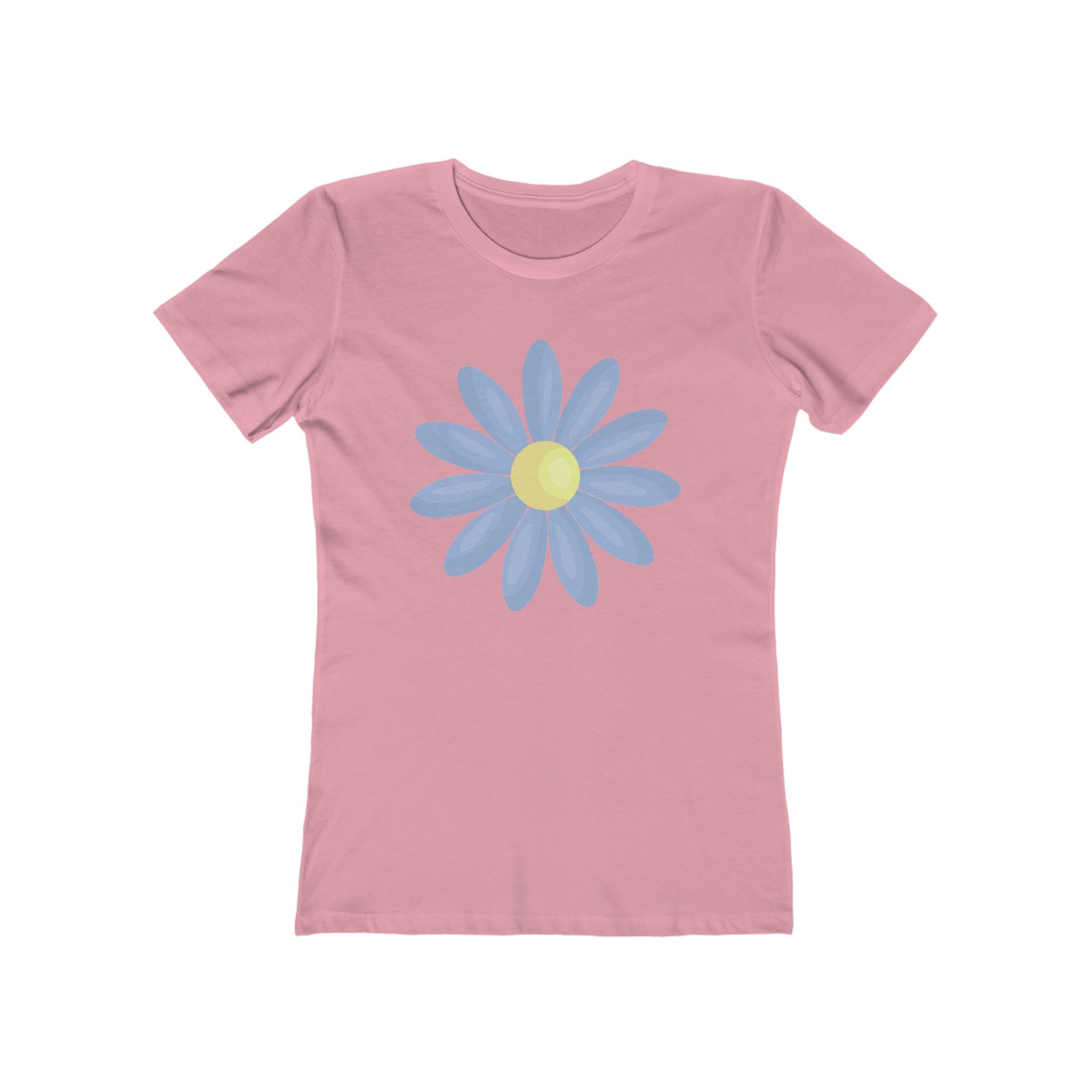Flower Women's Tshirt, Floral Graphic Tee, Casual Top for Her, Spring Blossom Shirt, Botanical Print Blouse