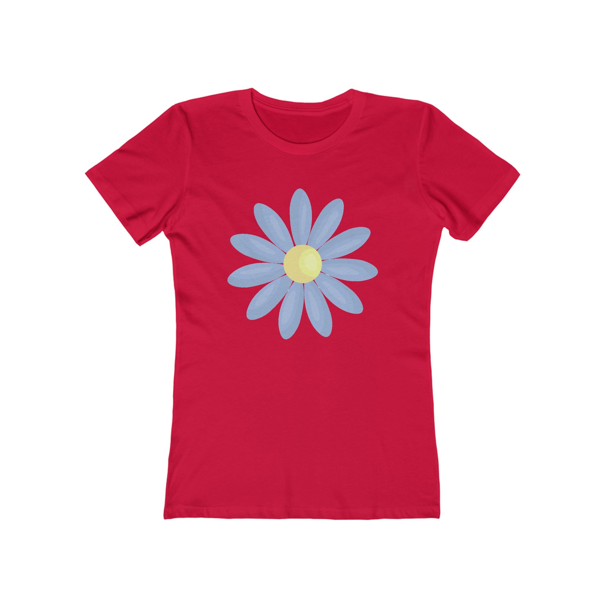 Flower Women's Tshirt, Floral Graphic Tee, Casual Top for Her, Spring Blossom Shirt, Botanical Print Blouse