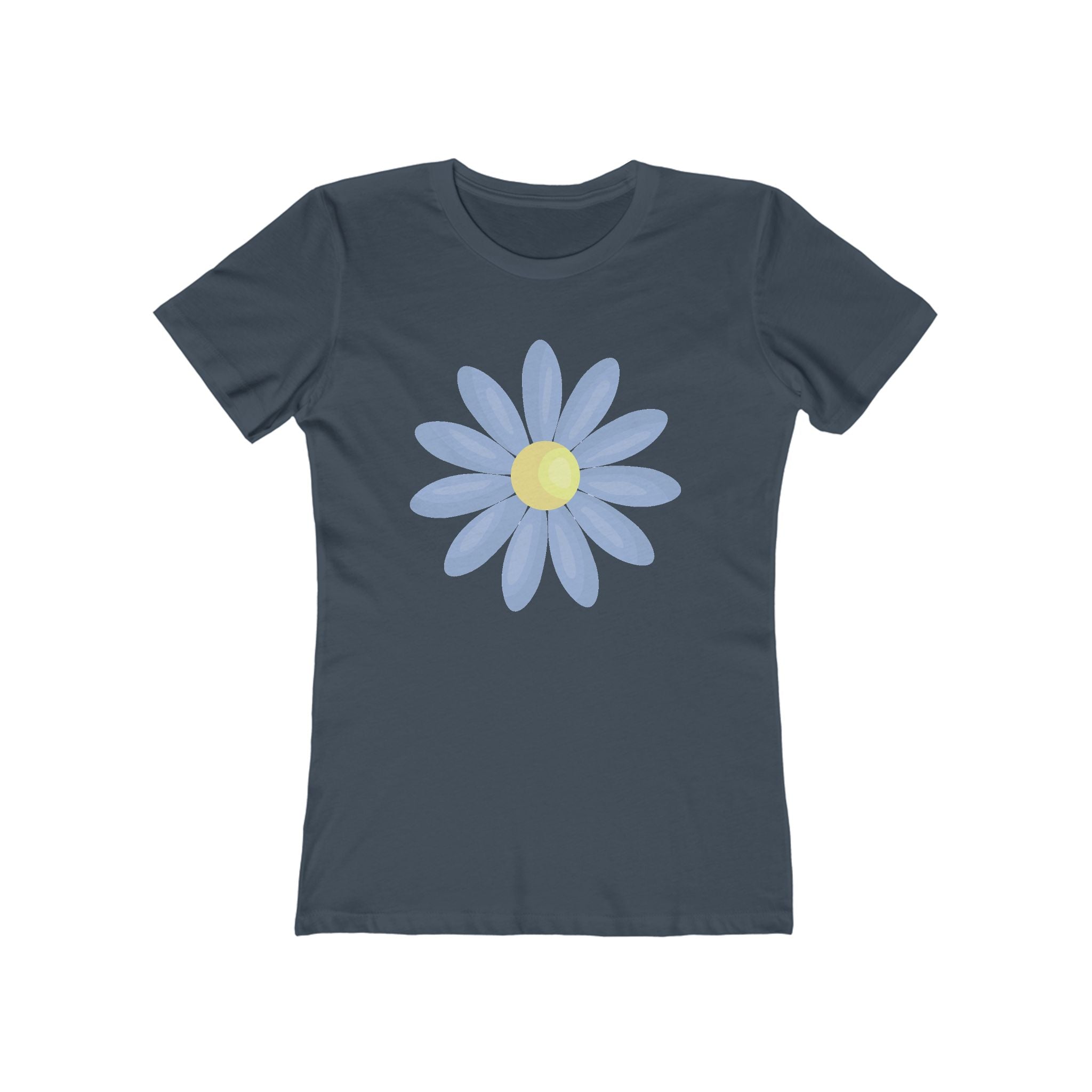 Flower Women's Tshirt, Floral Graphic Tee, Casual Top for Her, Spring Blossom Shirt, Botanical Print Blouse